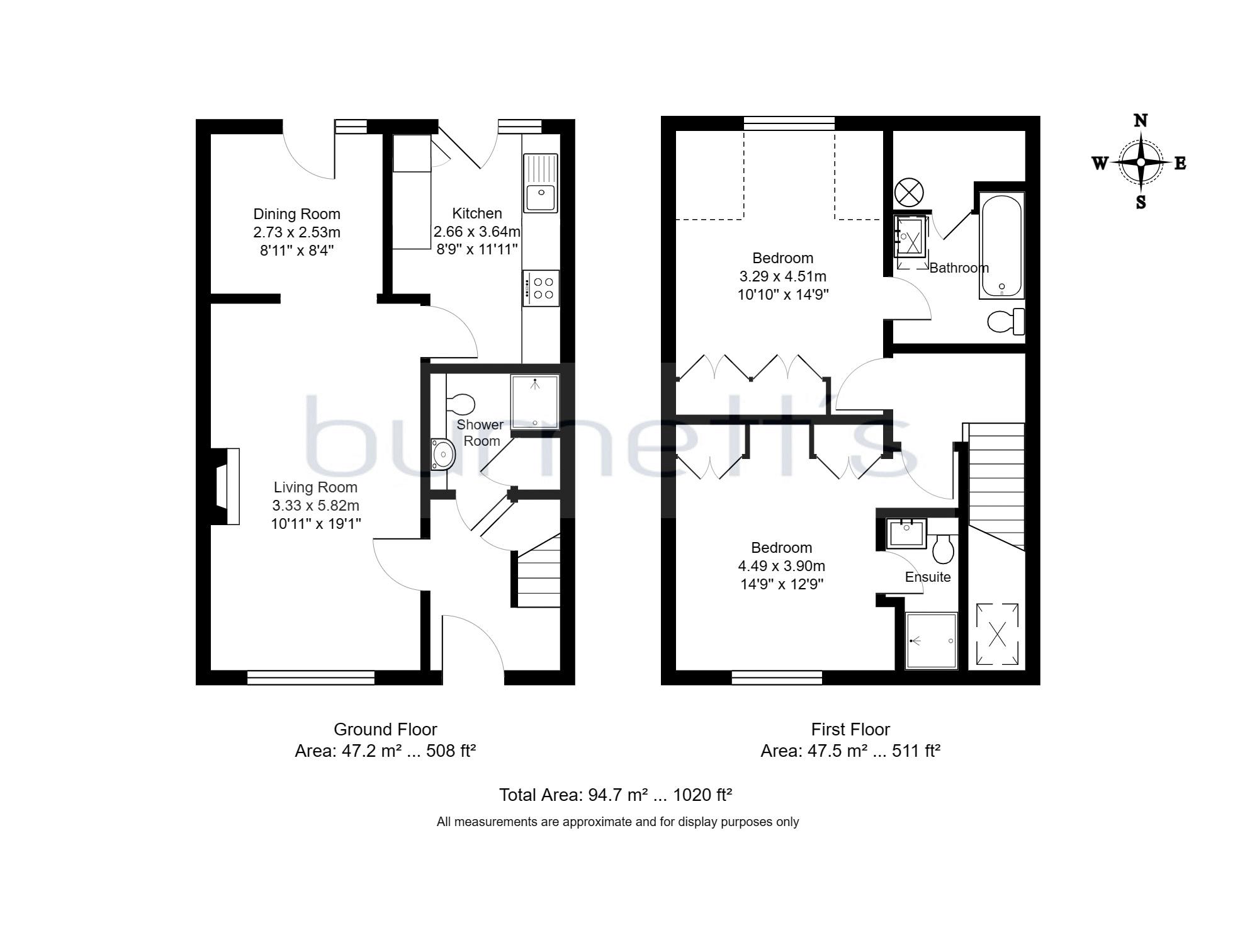 Townlands Road, Wadhurst TN5, 2 bedroom terraced house for sale