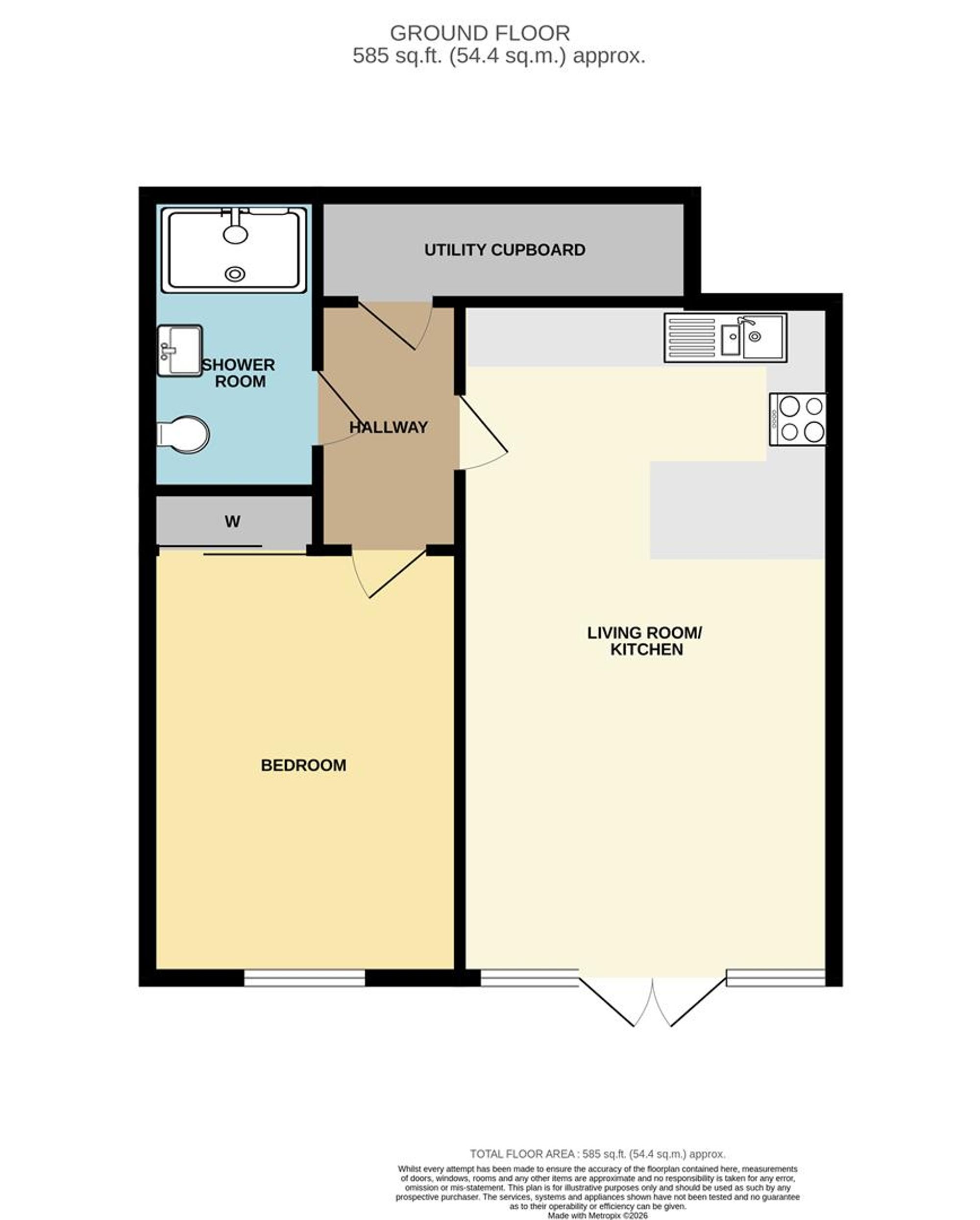 2 Saltwater, Newquay floorplan