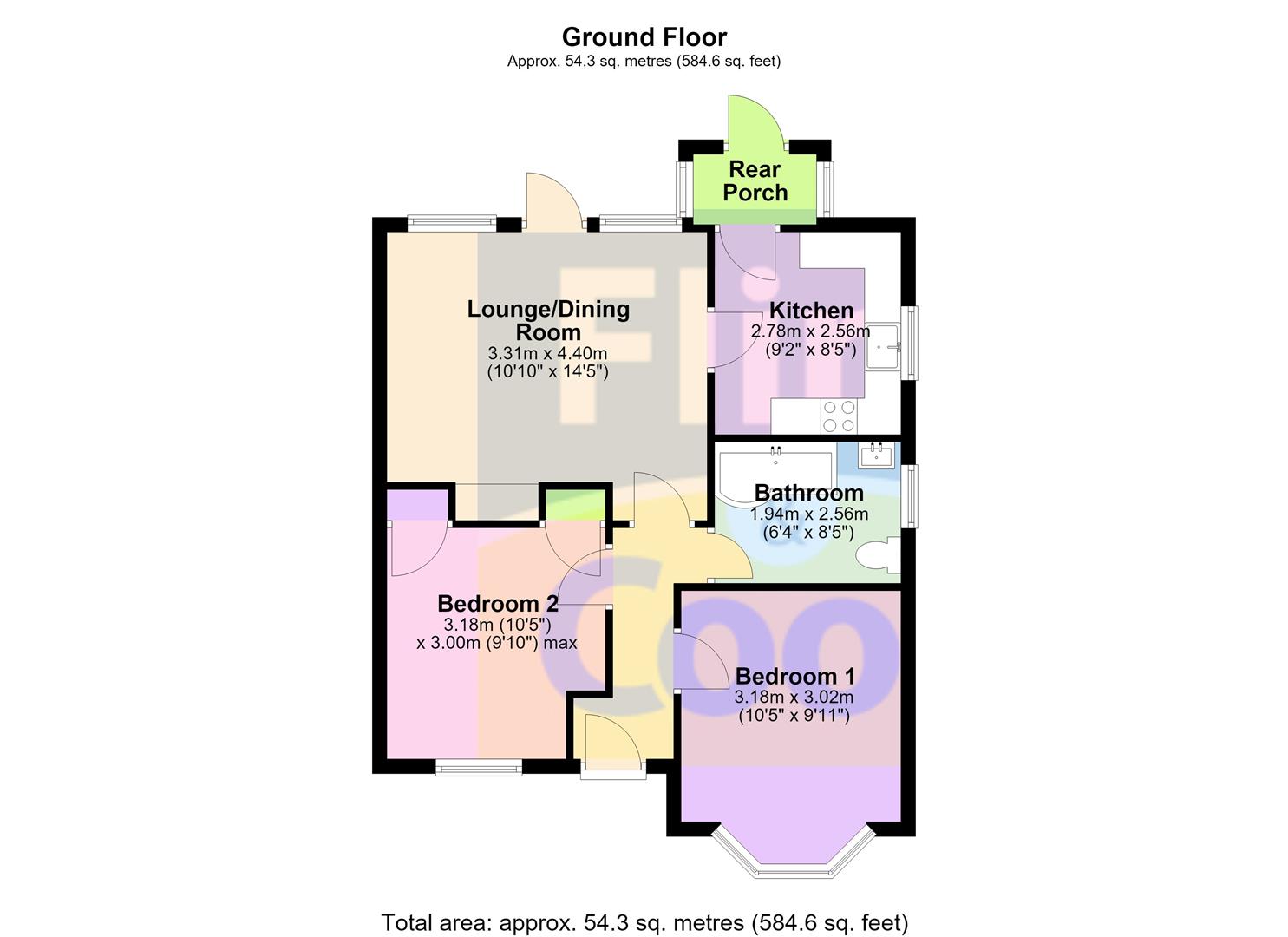 35, Underhill Road, Hereford floorplan