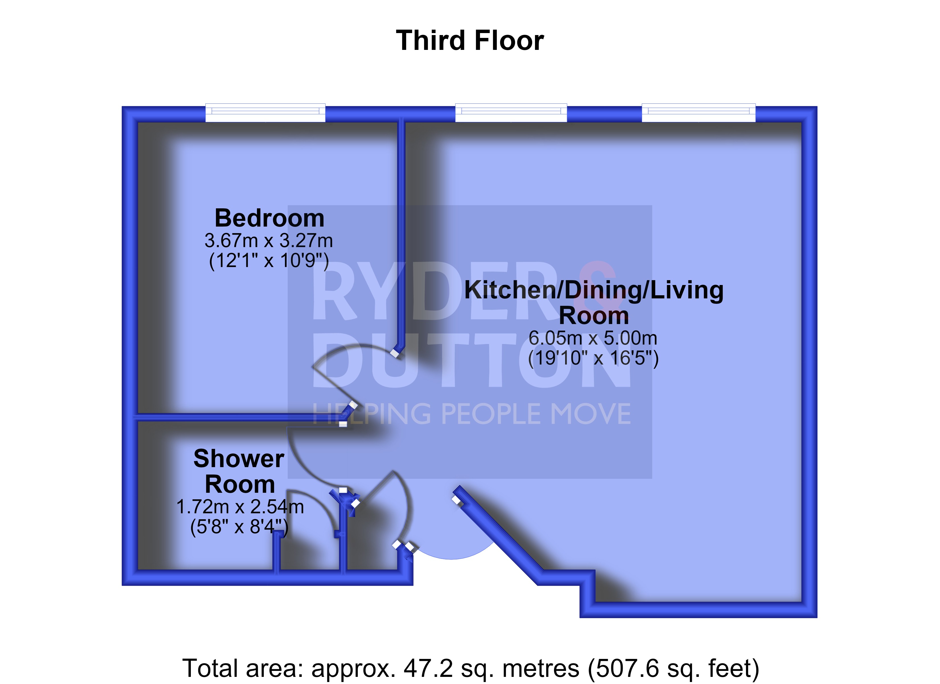 Apartment 12, Heritage View, 66, Plover Road, West Yorkshire floorplan