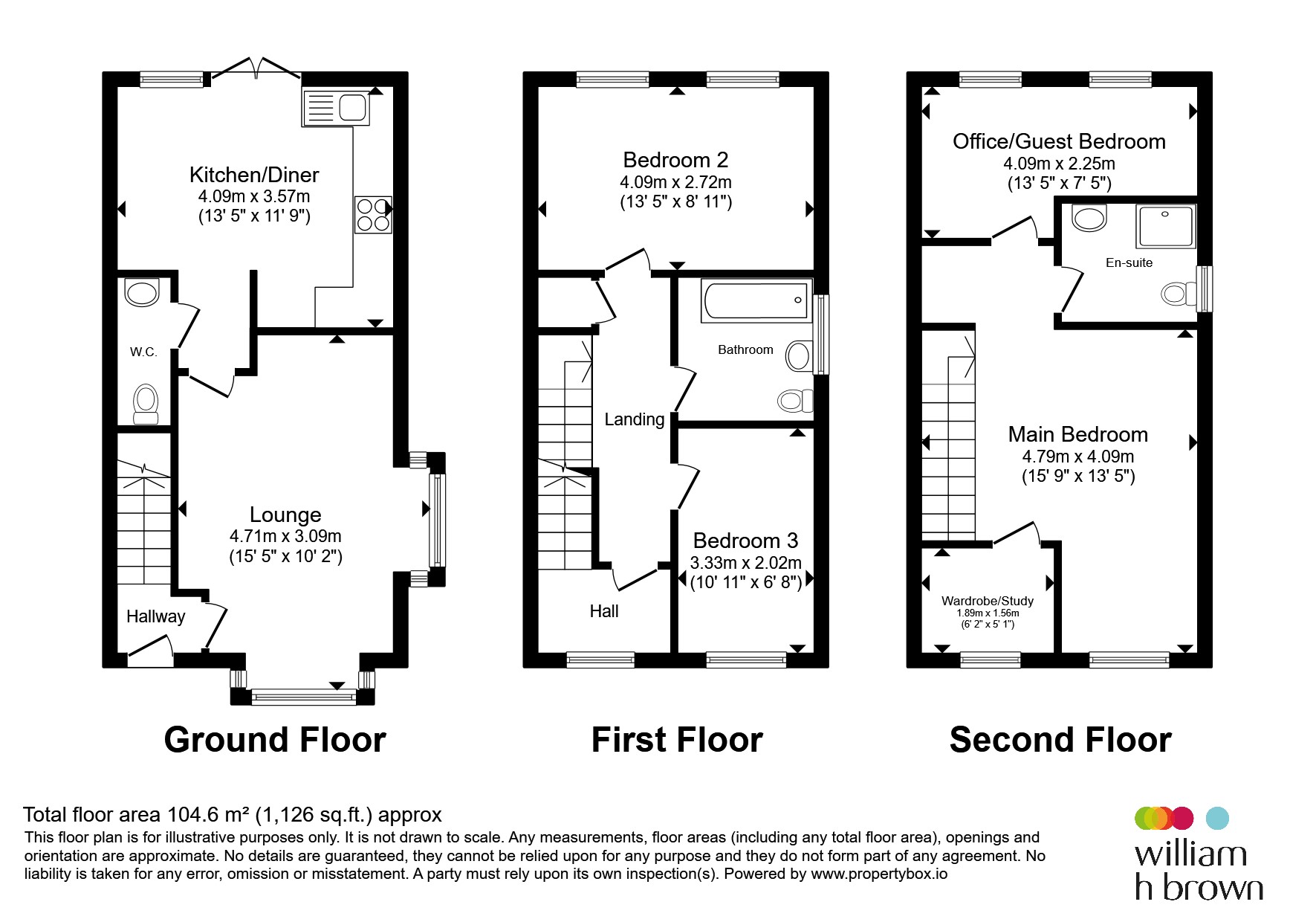 36, The Avenue, Chesterfield floorplan