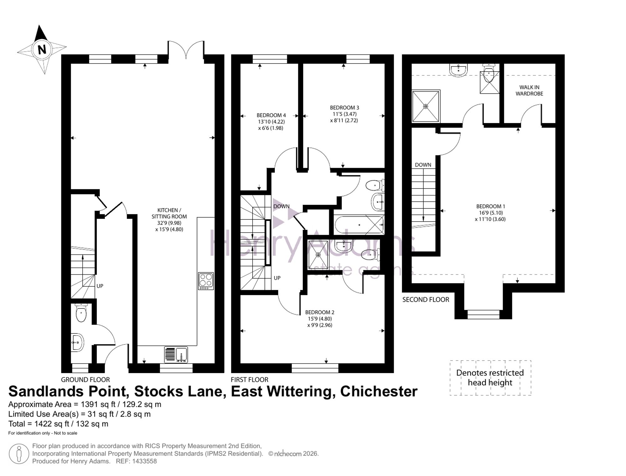 2 Sandlands Point Stocks Lane, Chichester floorplan