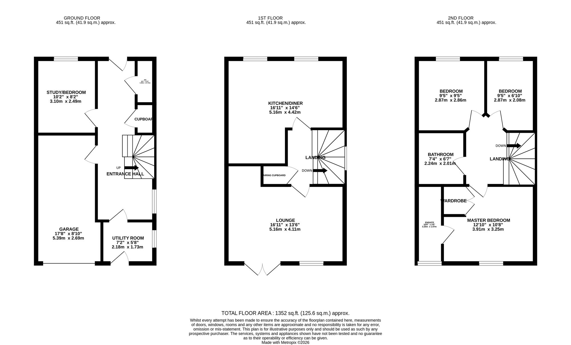 1 Munnmoore Close, Derby floorplan