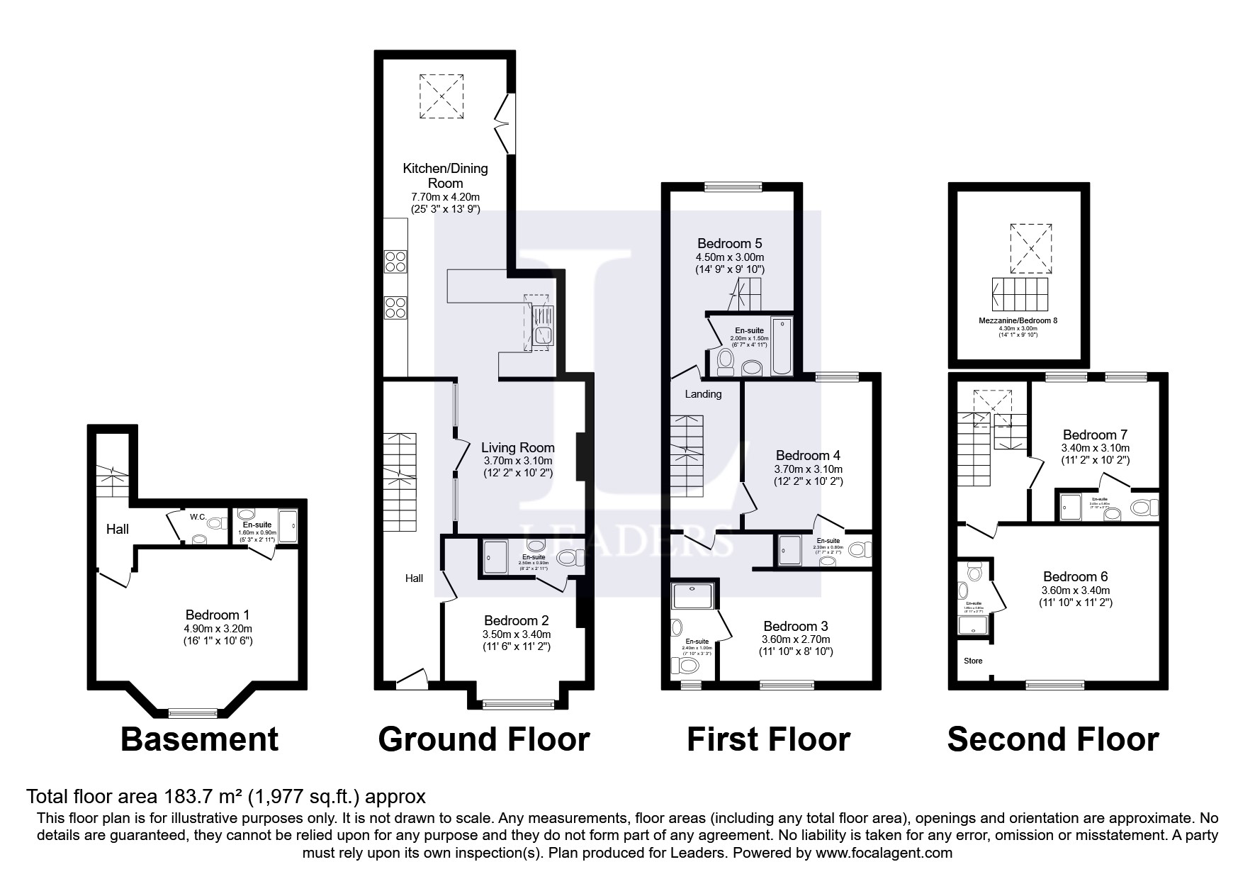 Rooms, 59, Seedley Park Road, Seedley Park Road floorplan