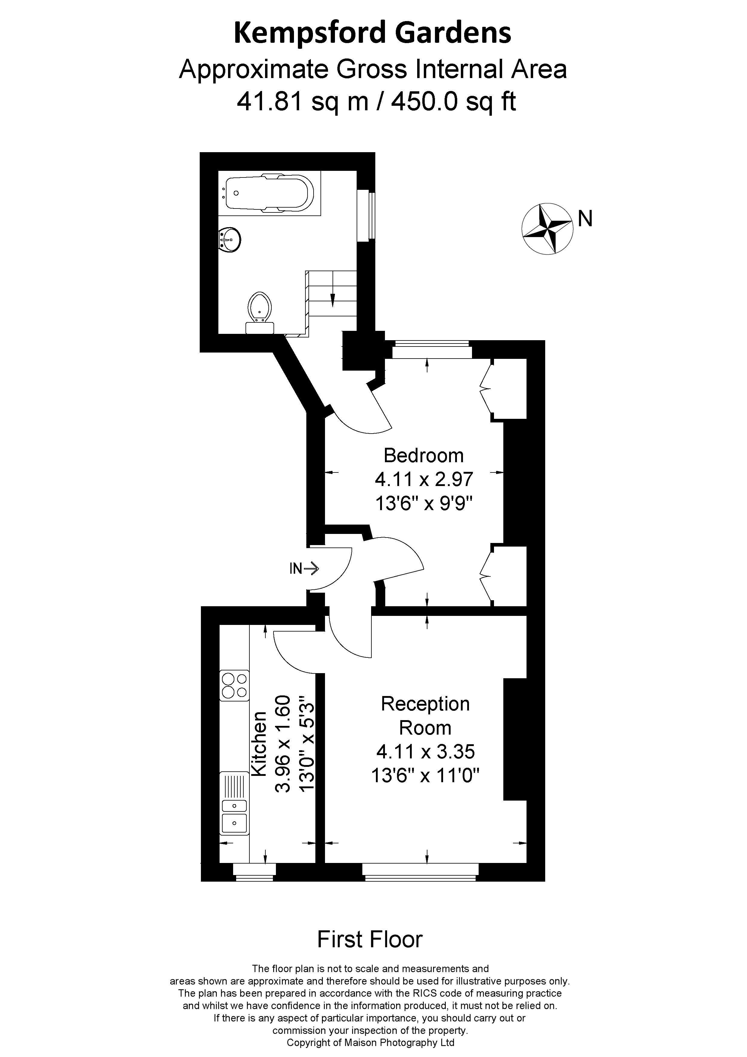 1 Bedrooms Flat to rent in Kempsford Gardens, London SW5