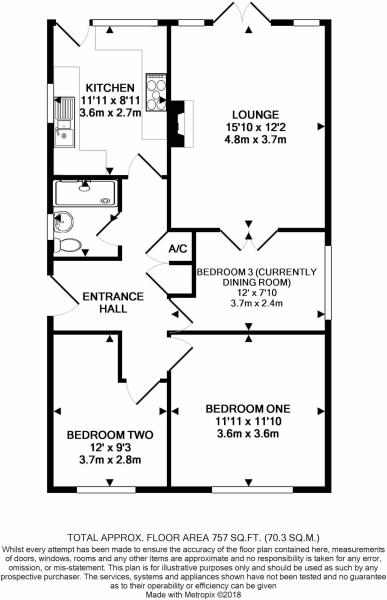 3 Bedrooms Detached bungalow for sale in Viking Way, Waterlooville, Hampshire PO8