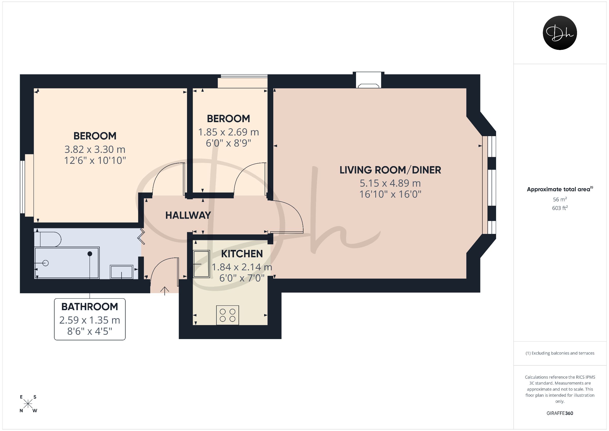 Flat 1, Asheldon Manor, Torquay floorplan