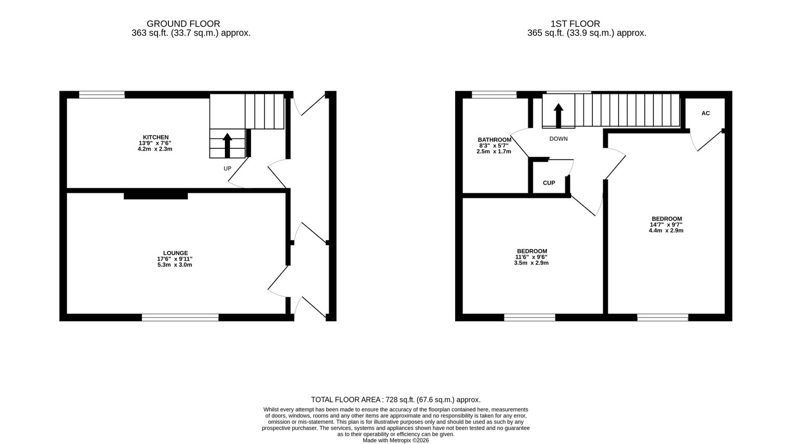 42, Colwyn Avenue, Swansea floorplan