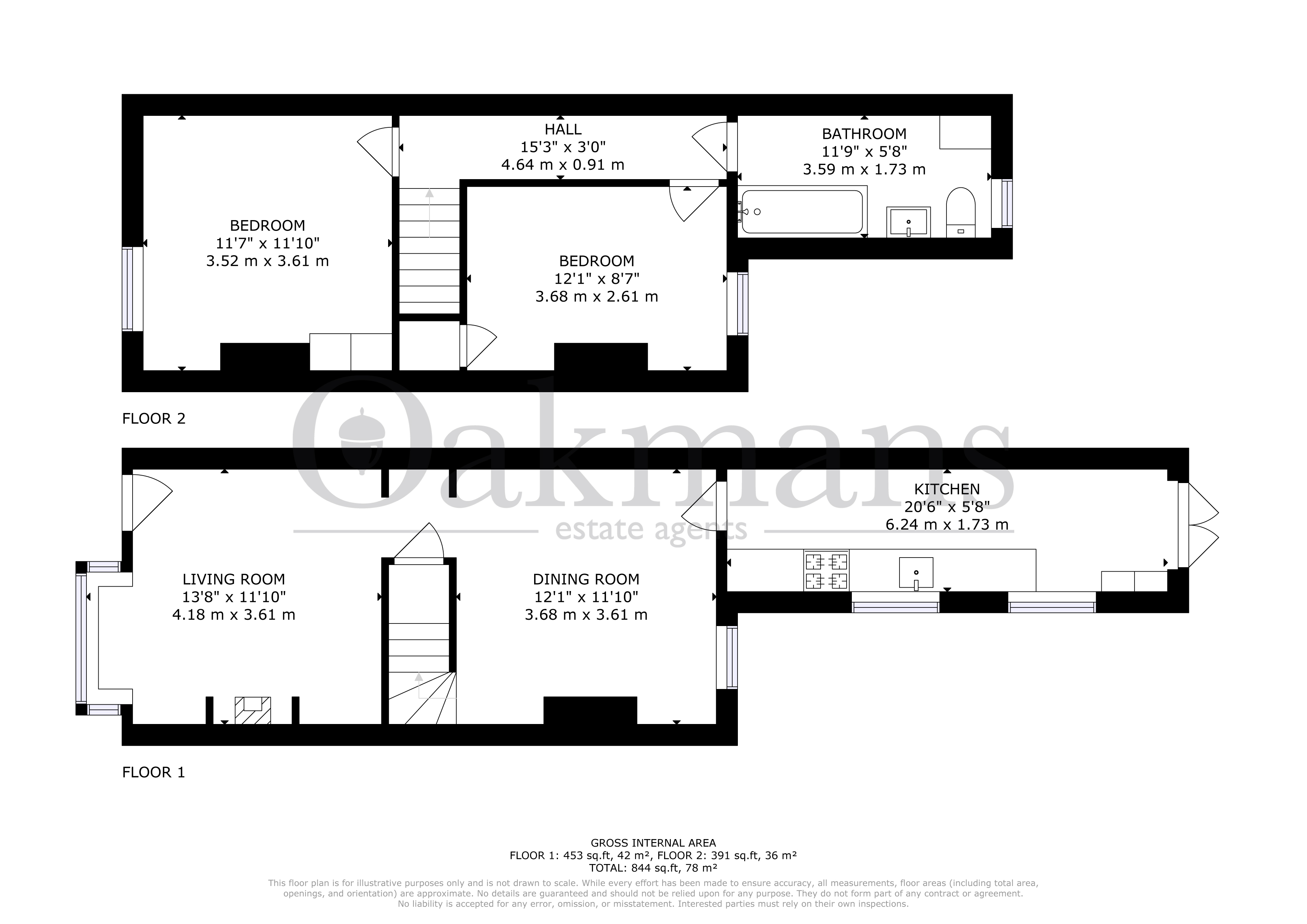43, HAMPTON COURT ROAD, BIRMINGHAM floorplan