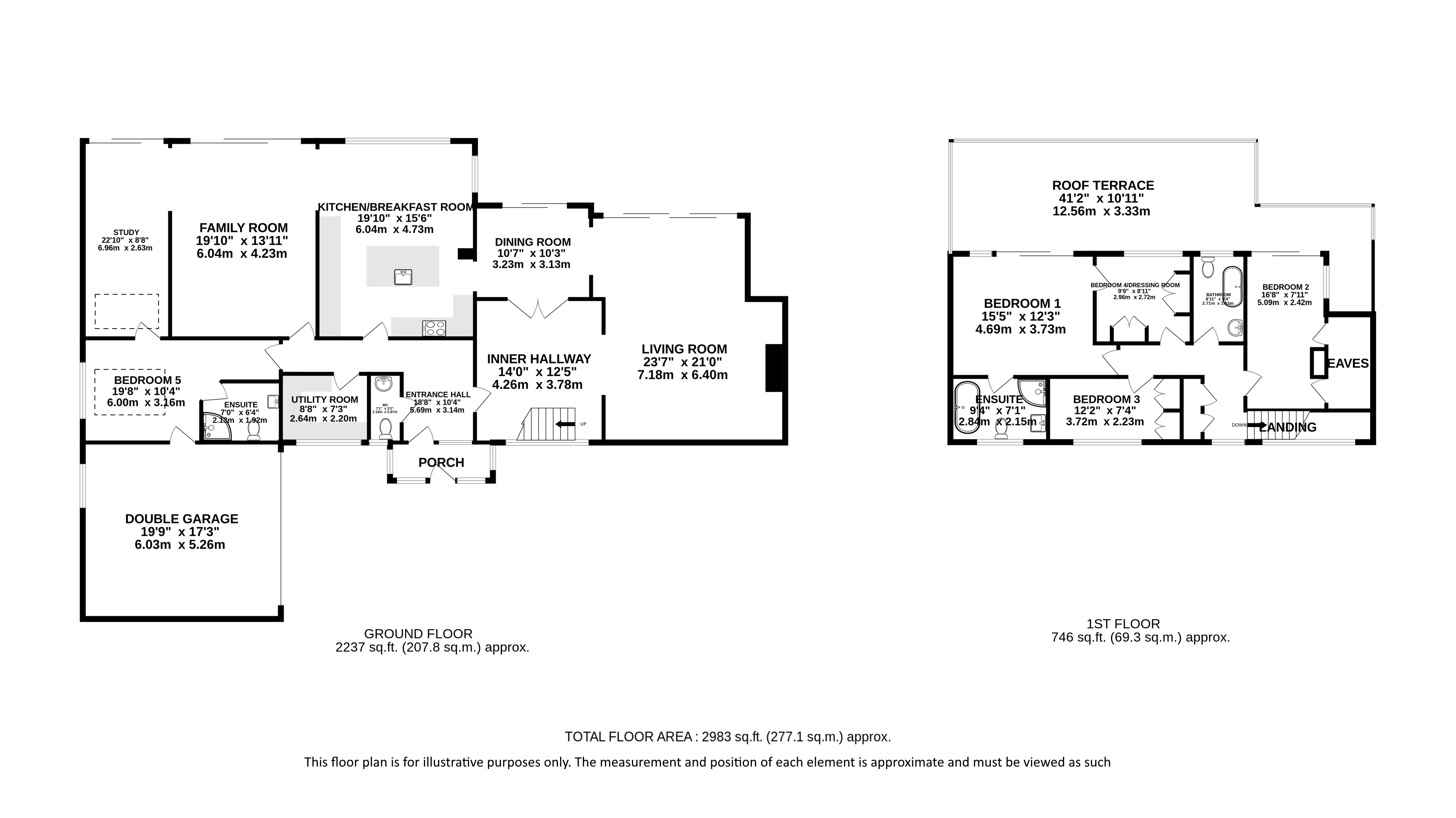 6, Longdean Park, Hemel Hempstead floorplan
