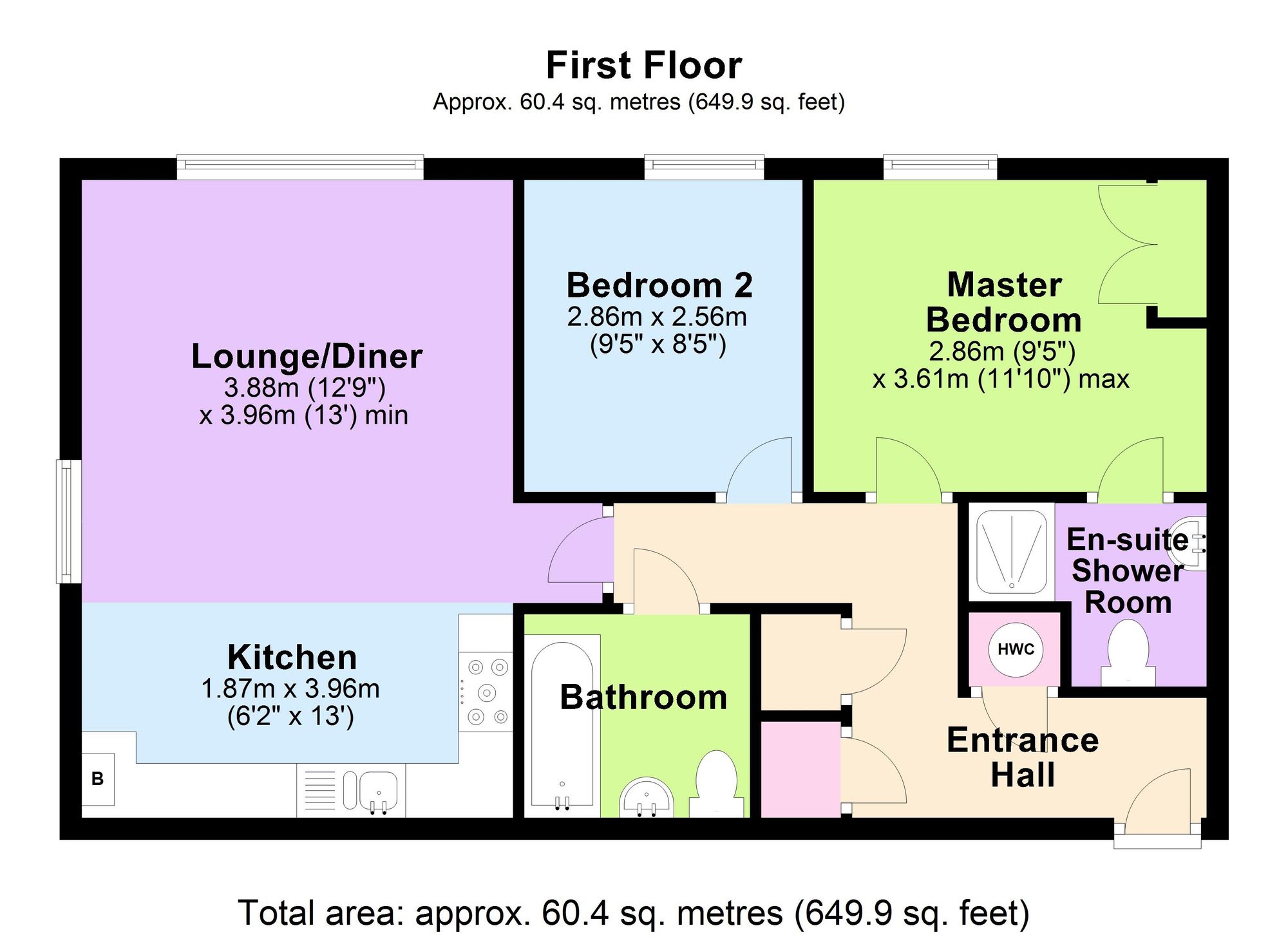 26 York House North Drive, Hatfield floorplan