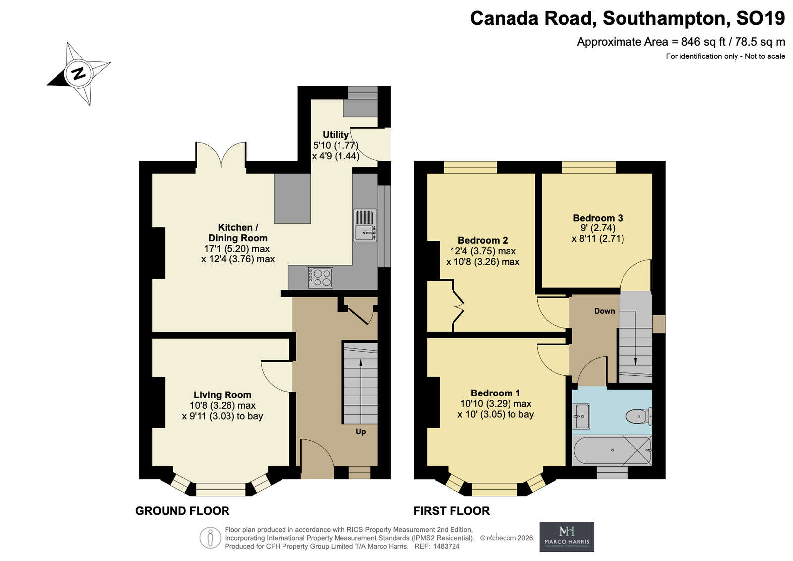 30, Canada Road, Southampton floorplan