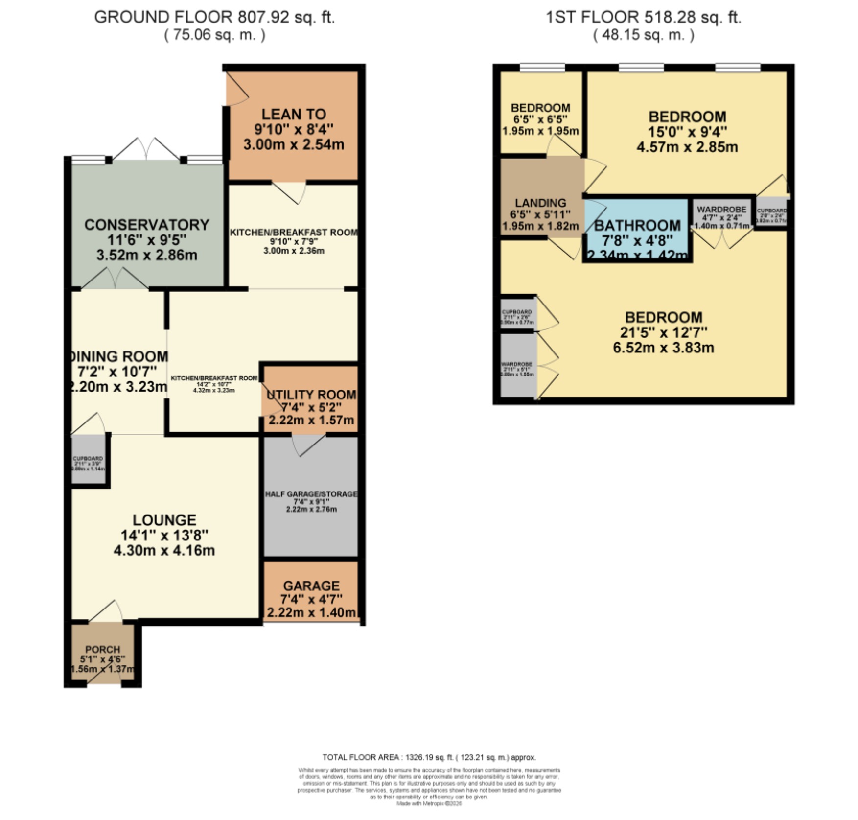 11, Ludgate Close, Nottingham floorplan