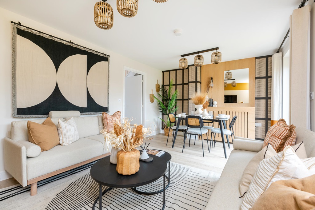 The Open Plan Living &amp; Dining Room Is Perfect For Entertaining