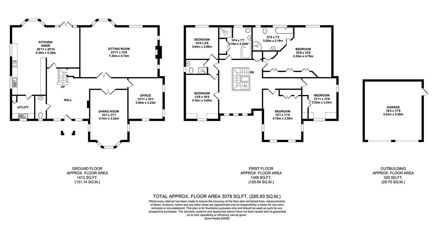19, Stirling Road, West Malling floorplan