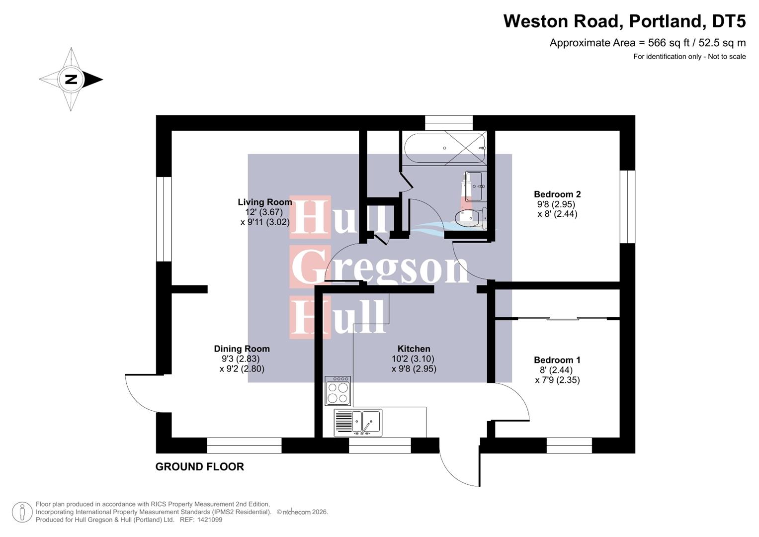12, Weston Park Homes, Portland floorplan