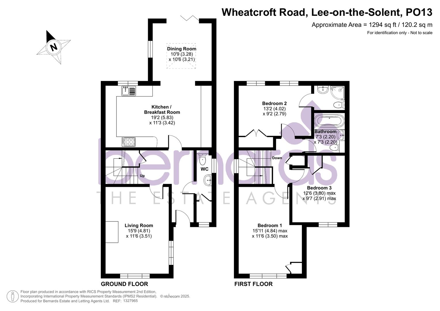 3, Wheatcroft Road, Lee-On-The-Solent floorplan