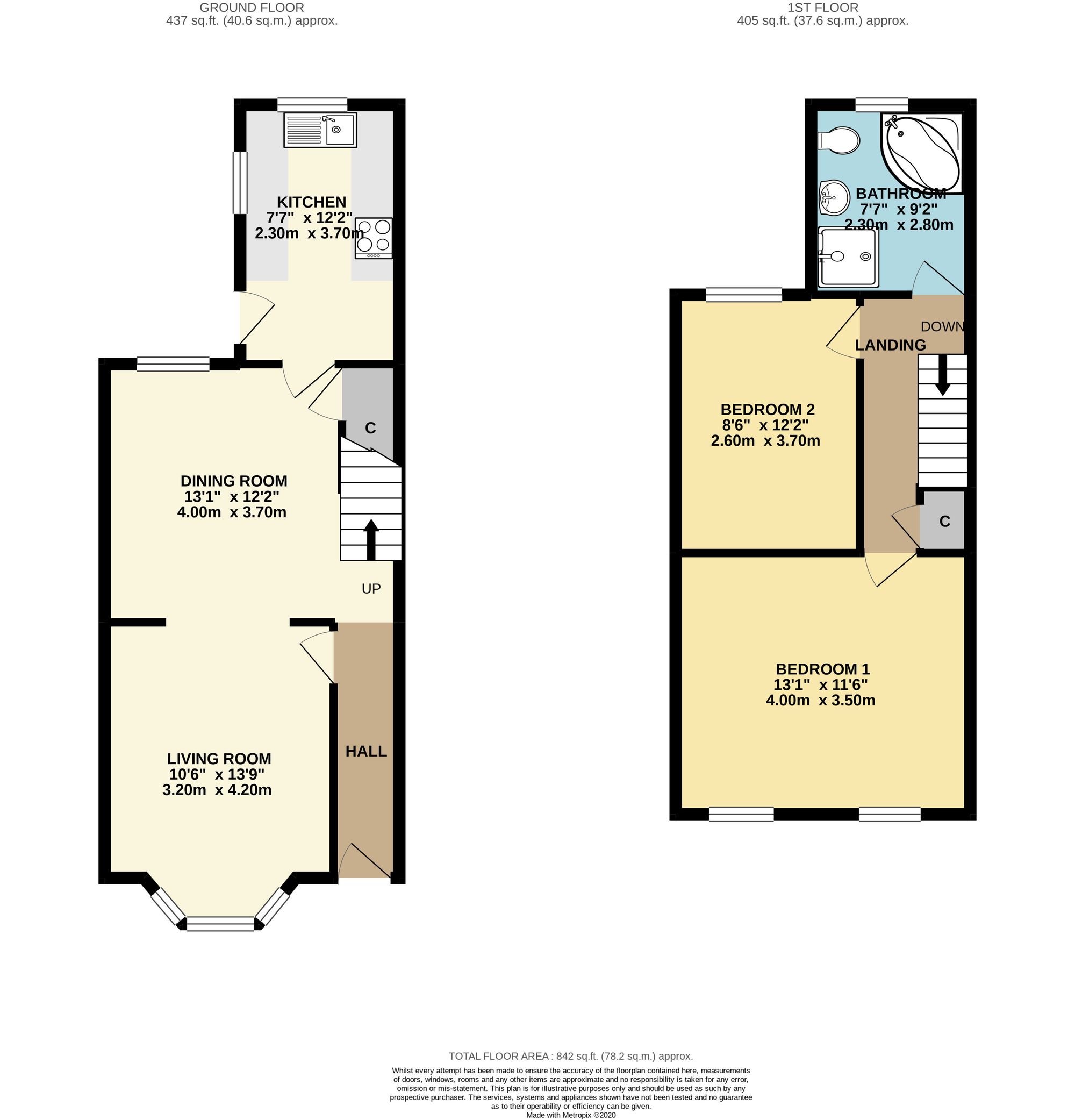 5 George Street, Taunton floorplan