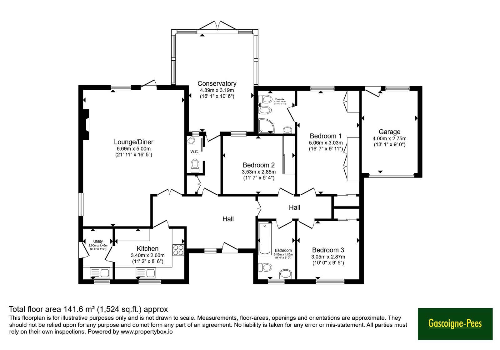 The Gables,, Little East Street, West Sussex floorplan
