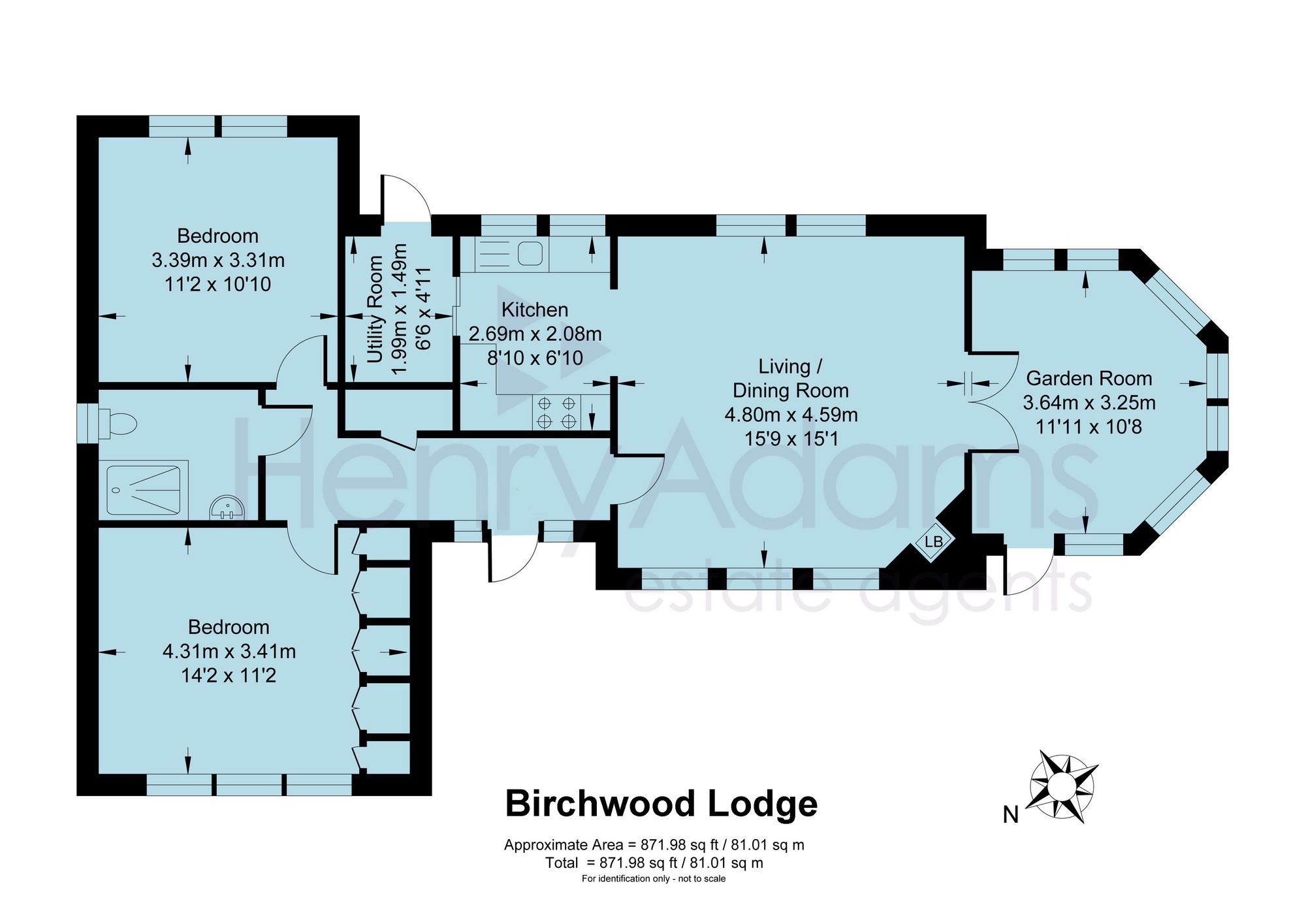 Birchwood Lodge Shaws Lane, Horsham floorplan