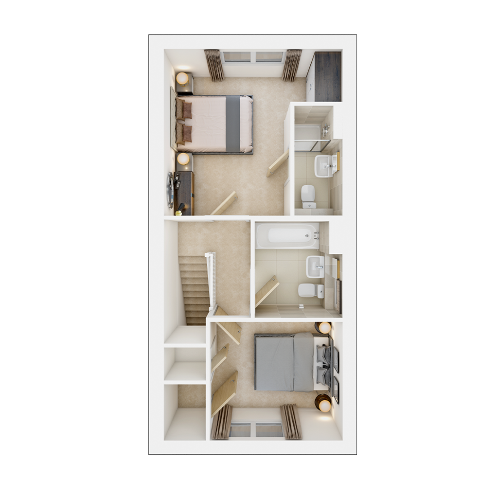 The Beaford - Plot 266, Regency Gate, Redwood Corner, Rushwick, Worcester floorplan