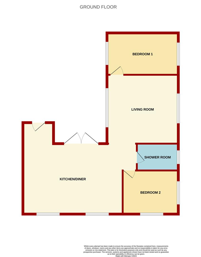 The Bungalow, Royal Oak Road, Ruardean floorplan