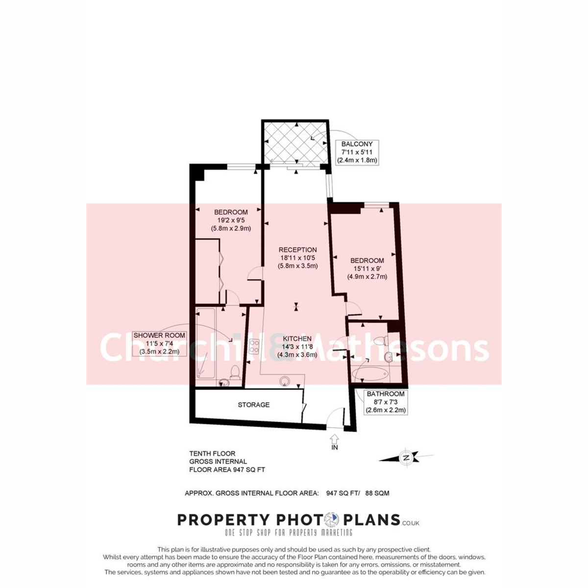 Flat 1001, Cobalt H, Bakery Walk, Greenford floorplan