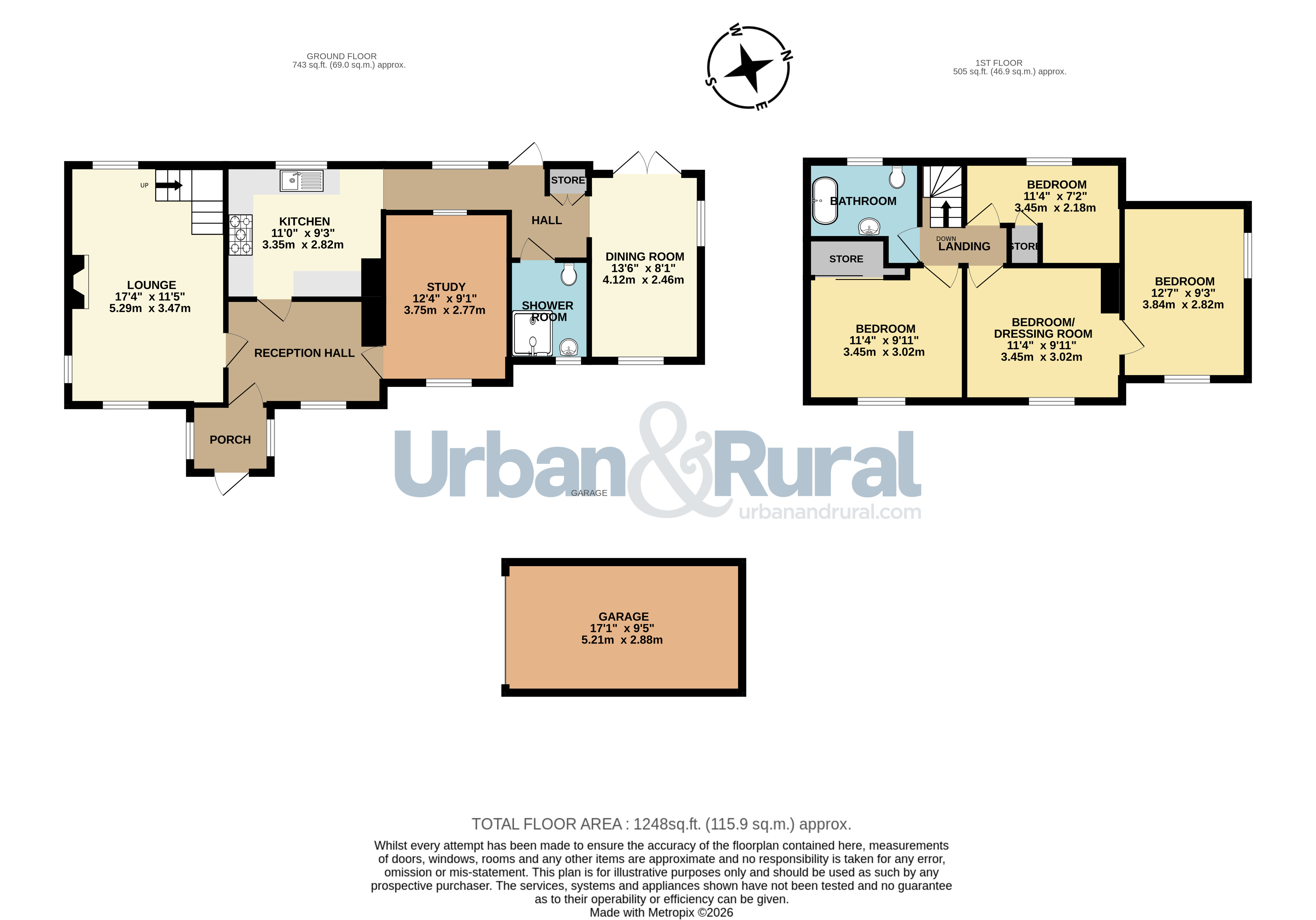 153, Bedford Road, Bedford floorplan