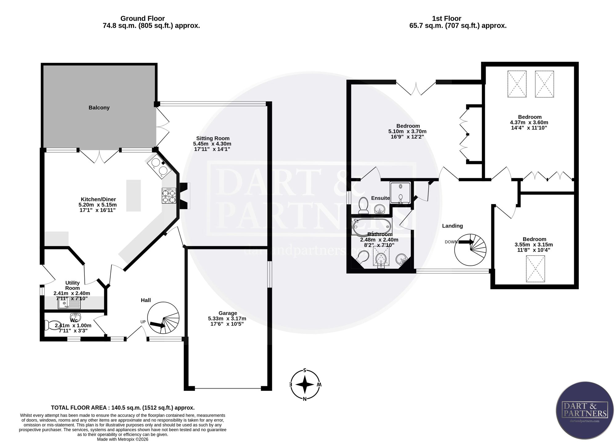 5 Headway Close, Teignmouth floorplan