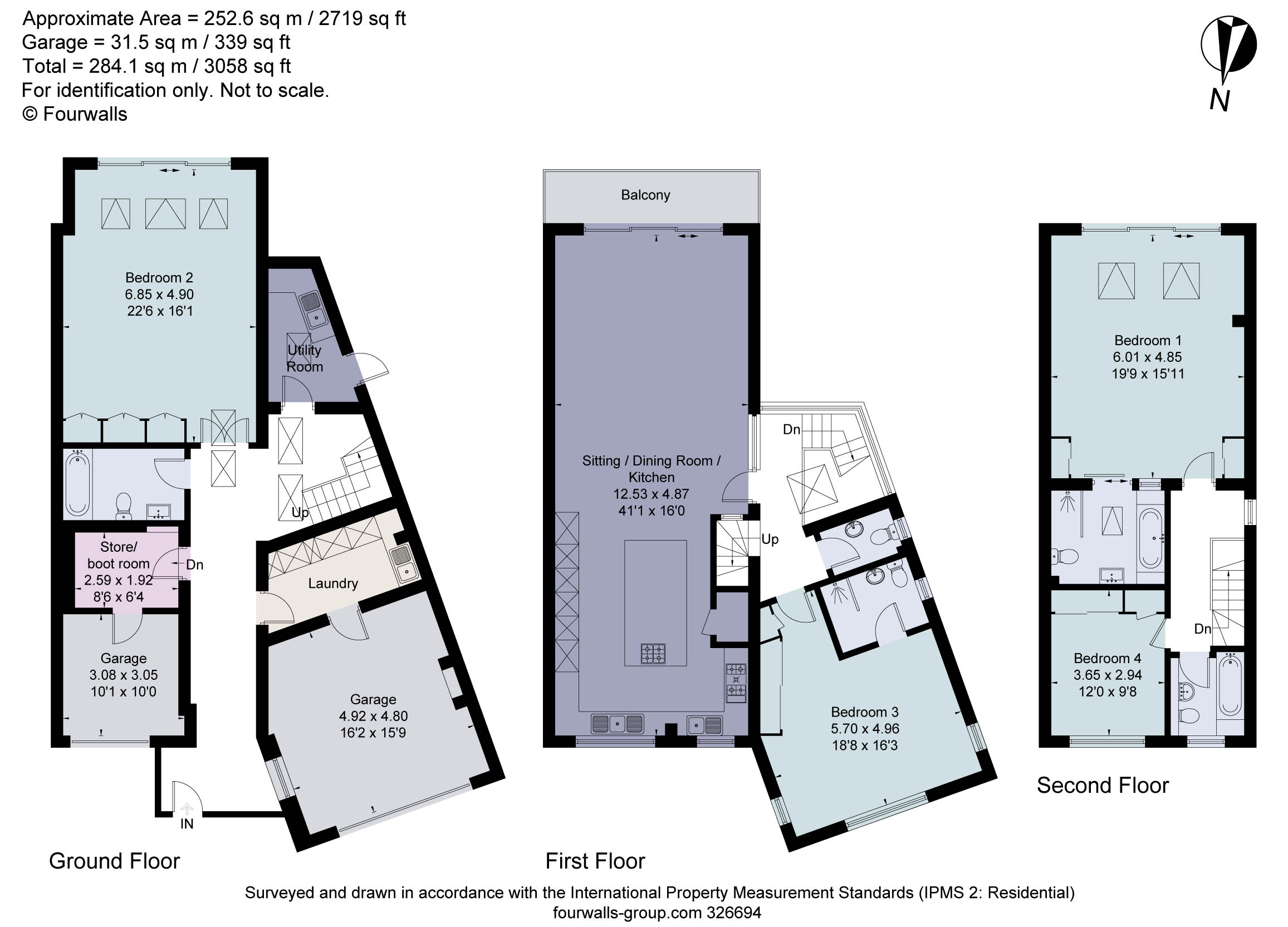 140, Alumhurst Road, Bournemouth floorplan