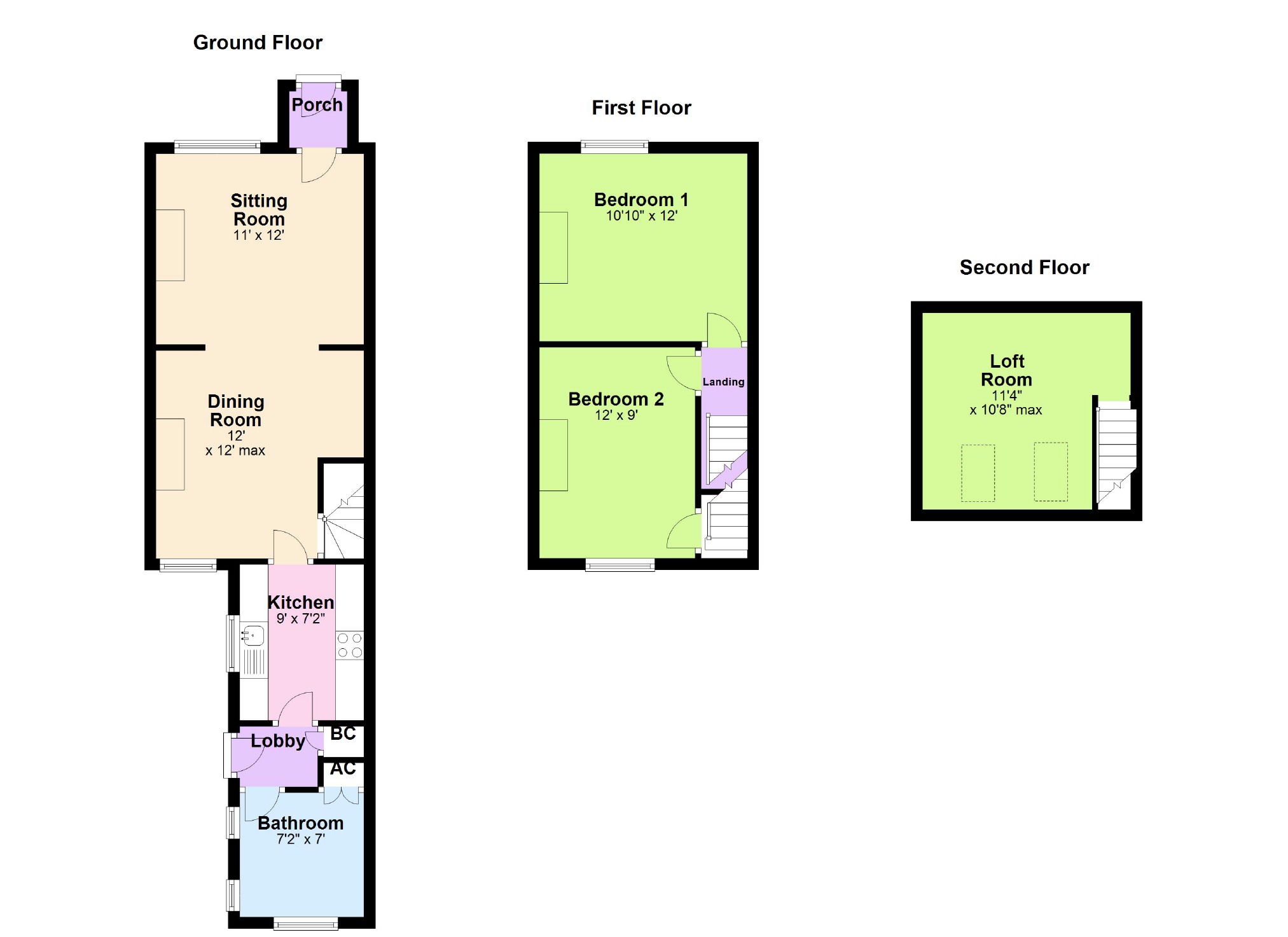 2 Bedrooms Terraced house for sale in Dunton Road, Stewkley, Leighton Buzzard LU7