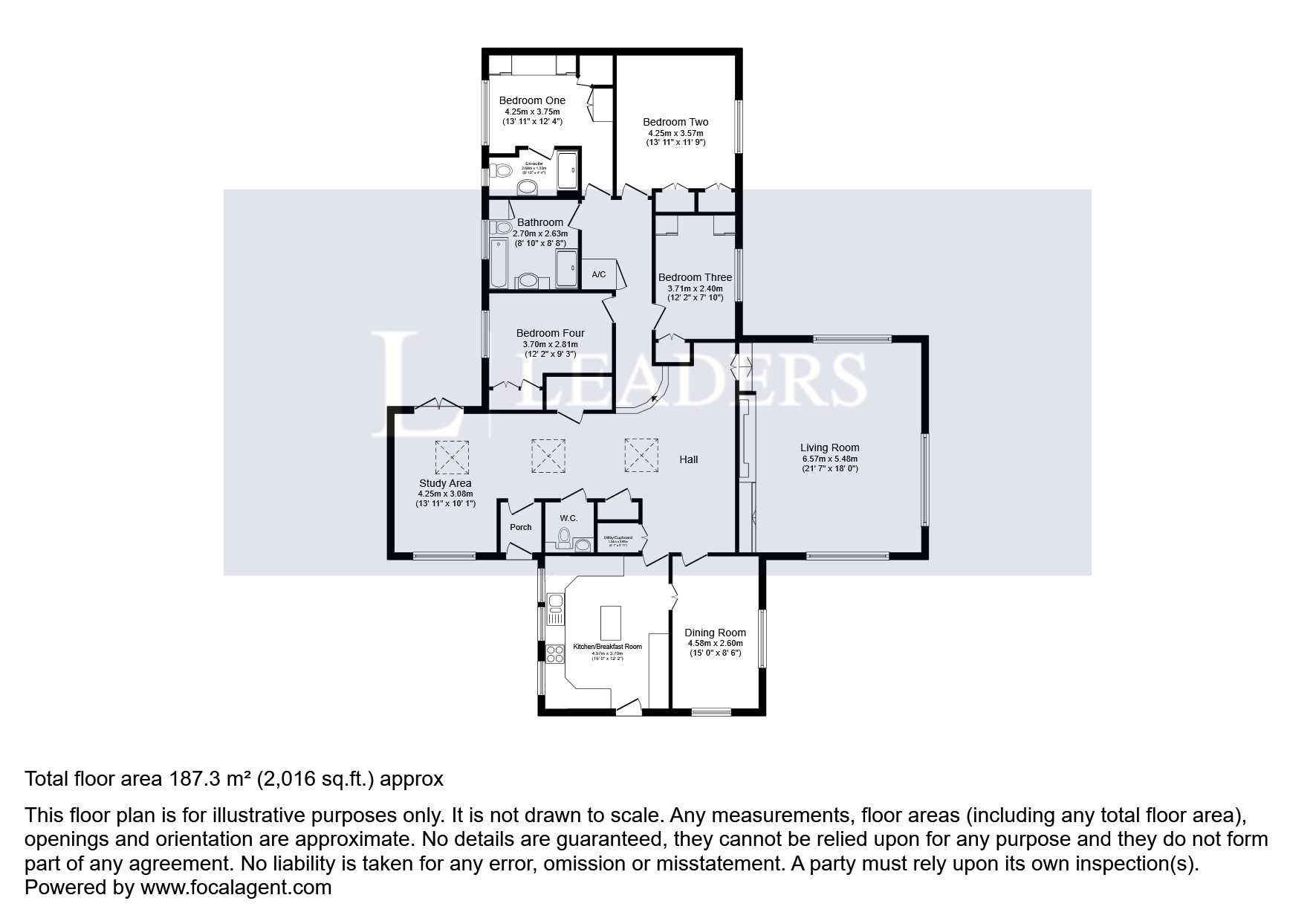 The Bury, Bedford floorplan