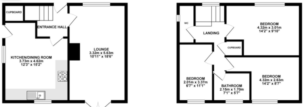 St. Oswalds Lane, Netherton floorplan