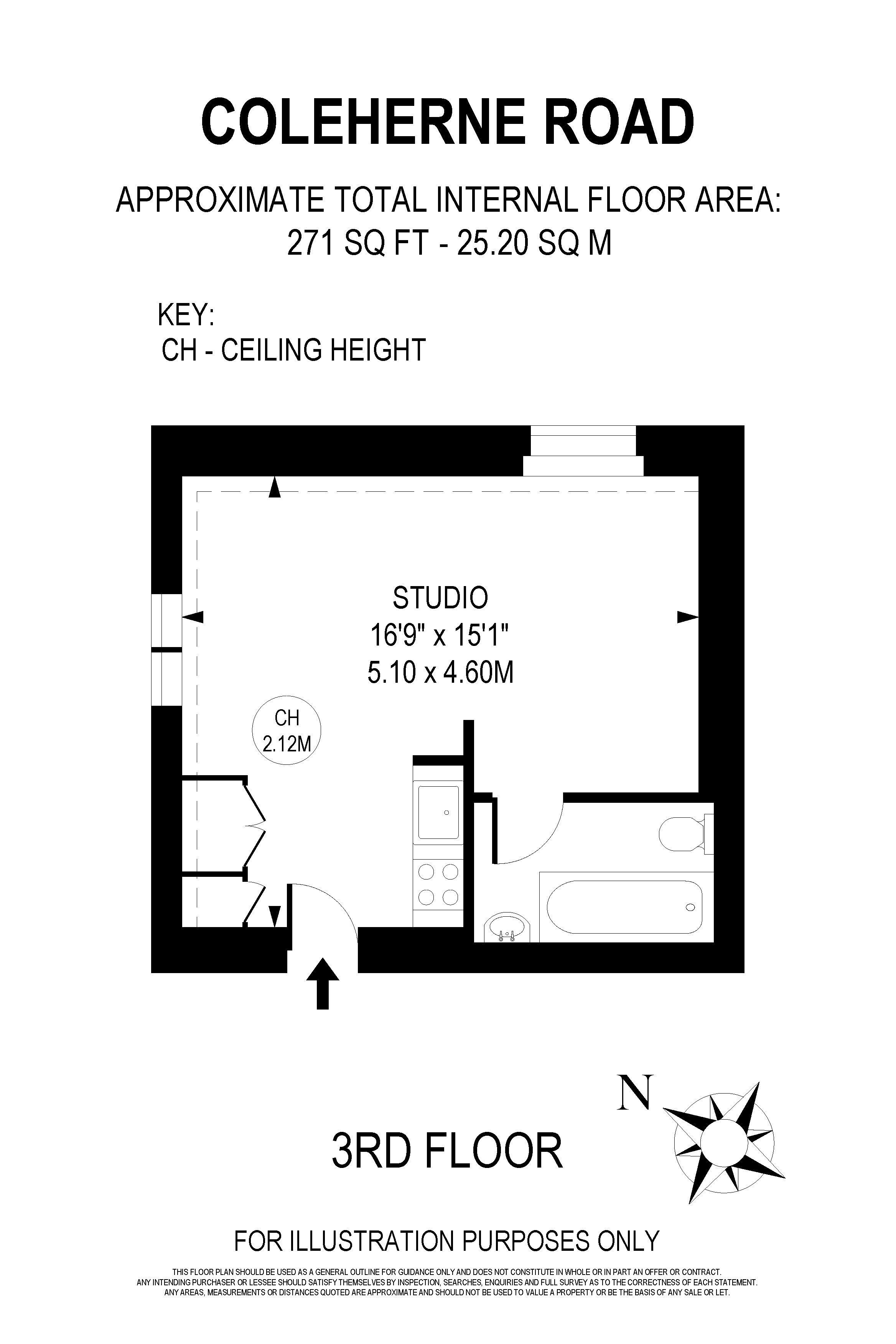 Flat 9, 10, Coleherne road, Chelsea floorplan