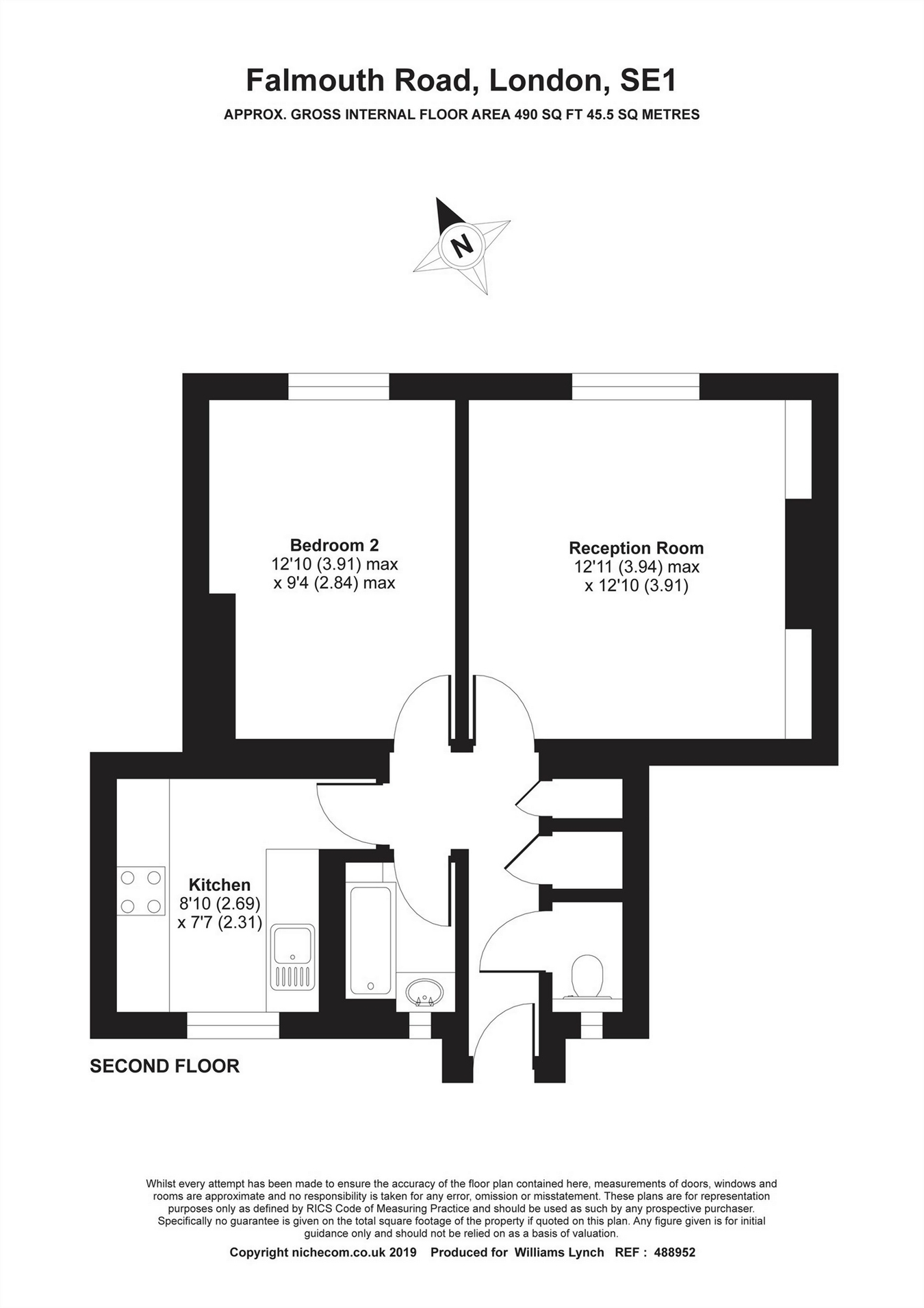 1 Bedrooms Flat for sale in Martin House, Falmouth Road, London SE1