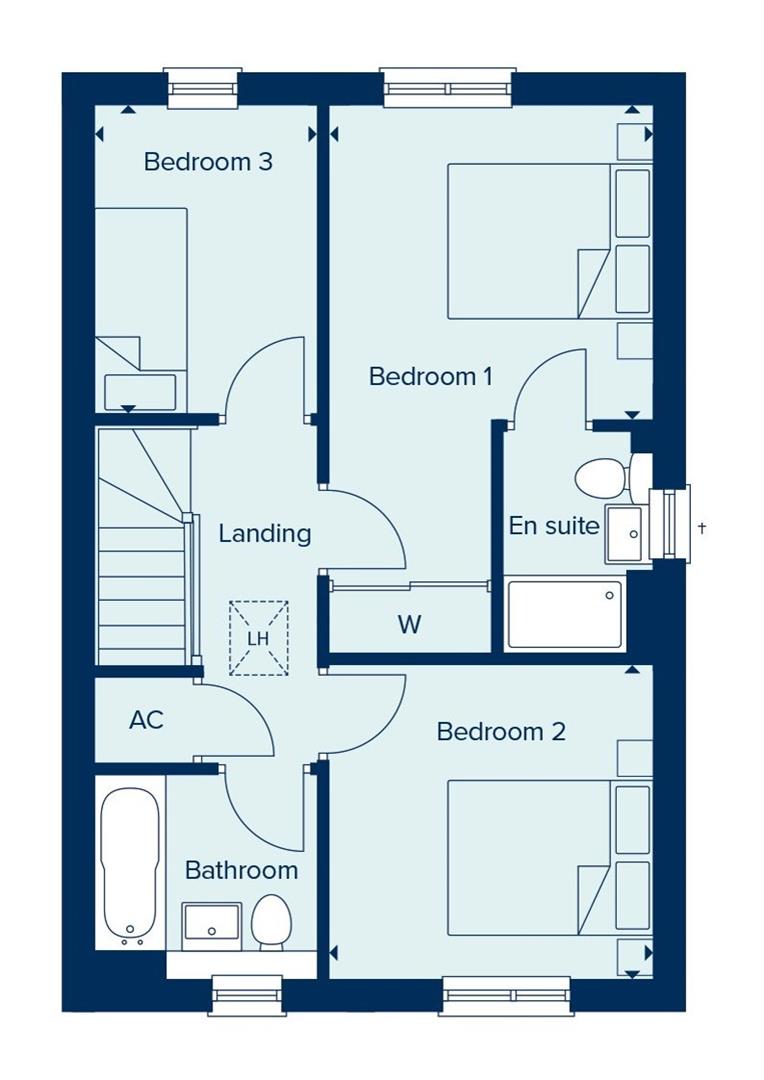 11, Walsingham Drive, Daventry floorplan