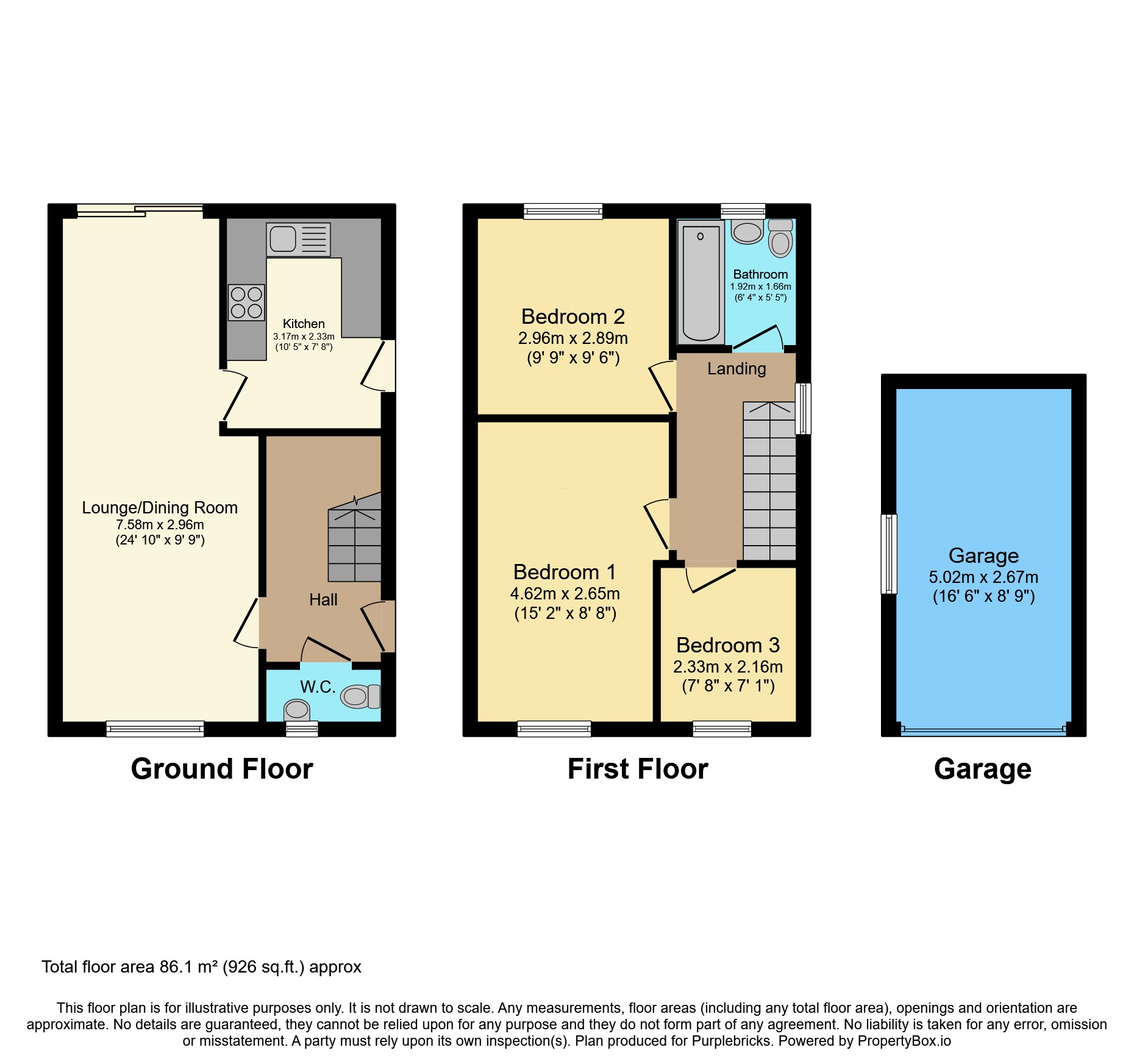 7, Forest Drive, Chesterfield floorplan