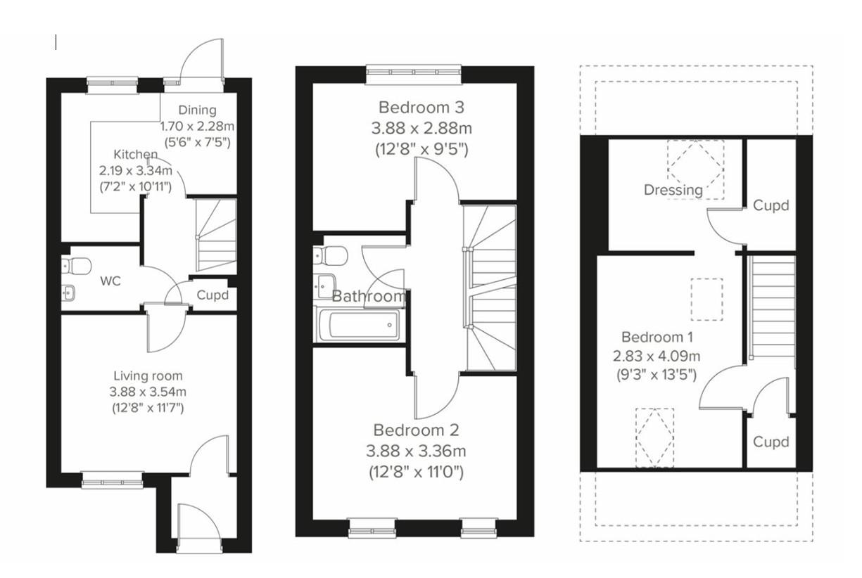 The Braunton, Plot 37, Abbotsham Park, Bideford floorplan