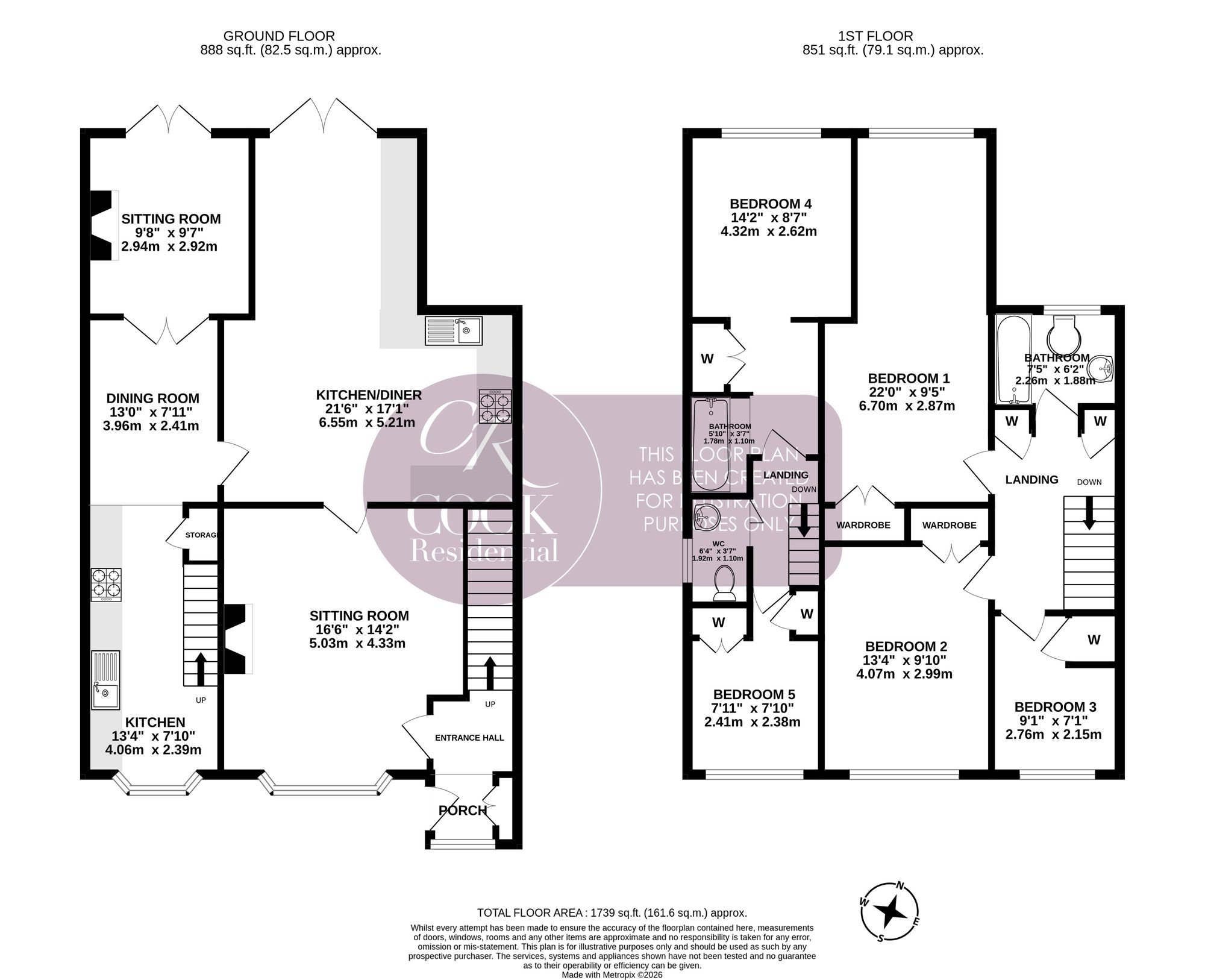 4 Springfield Close, Cheltenham floorplan