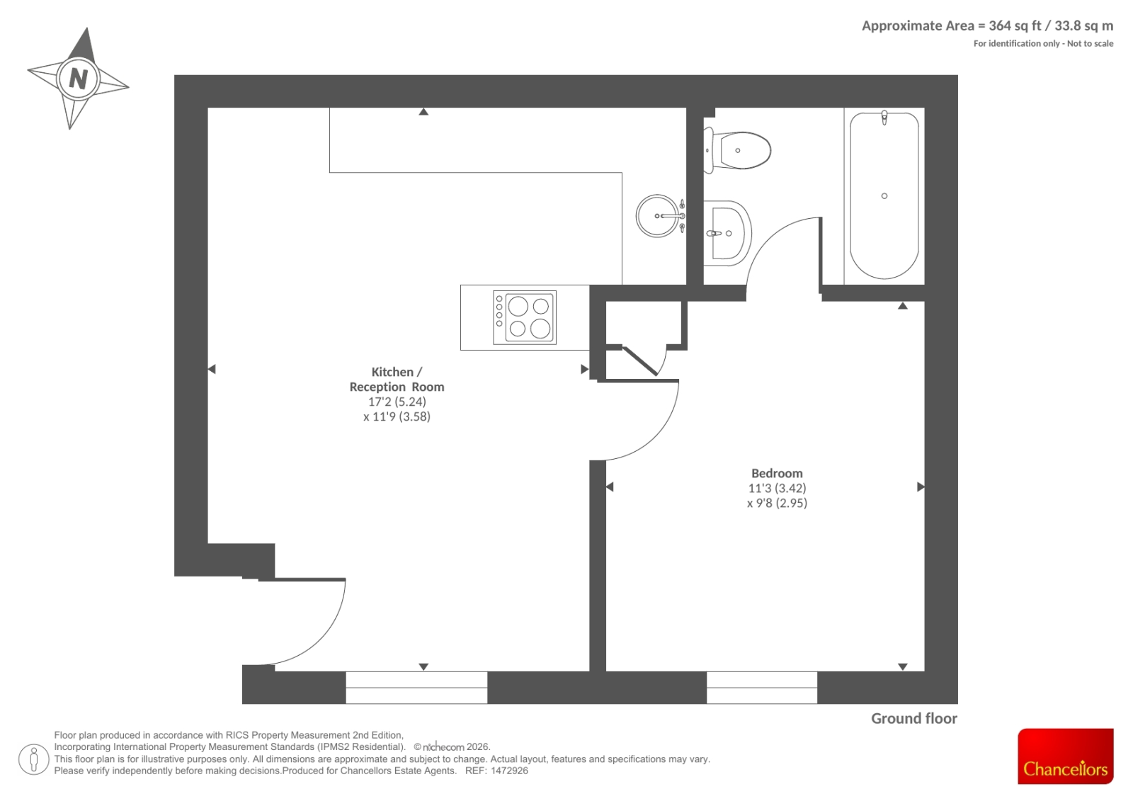75, Albert Road, Bagshot floorplan