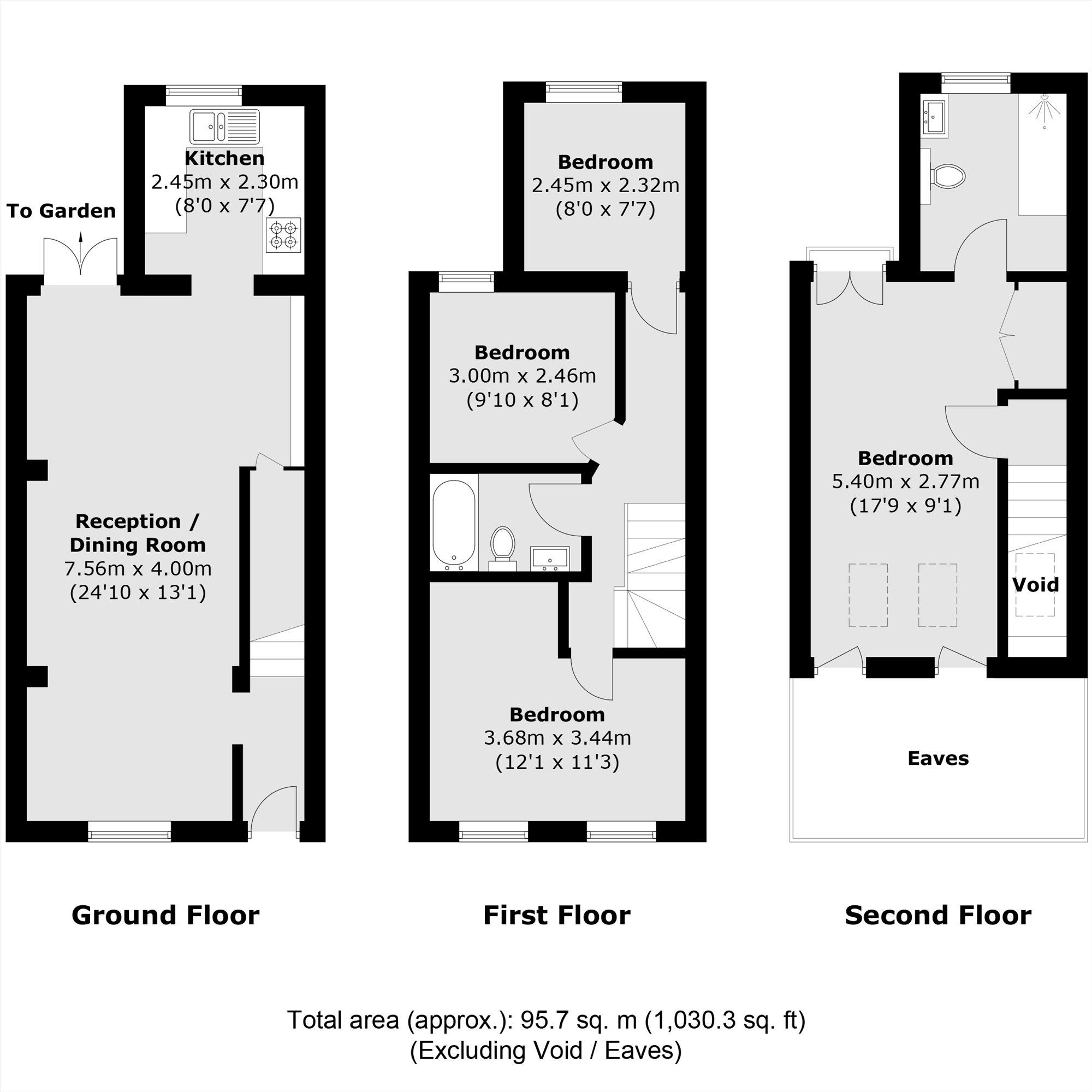 6, Ashbourne Terrace, London floorplan