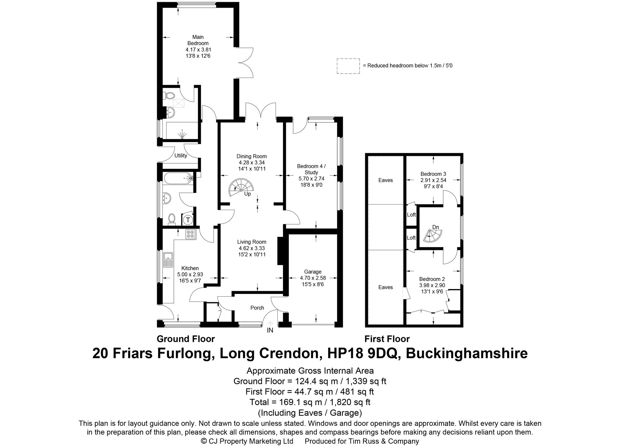 20 Friars Furlong, Aylesbury floorplan
