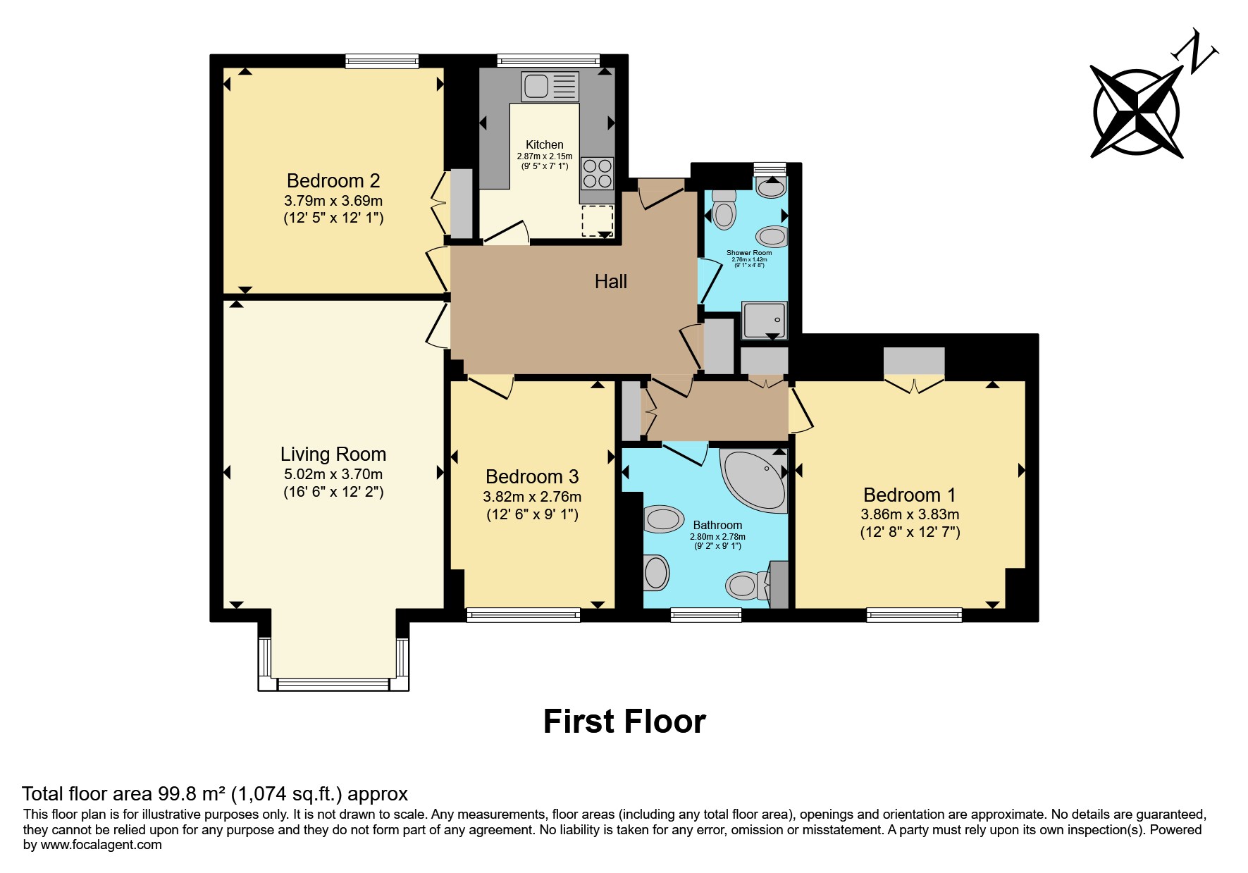 Flat 10, Brae Court, Kingston Hill, Kingston Upon Thames floorplan