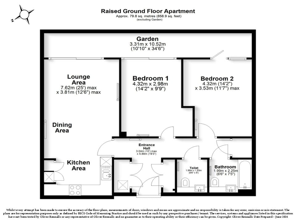 Canter Way, London floorplan