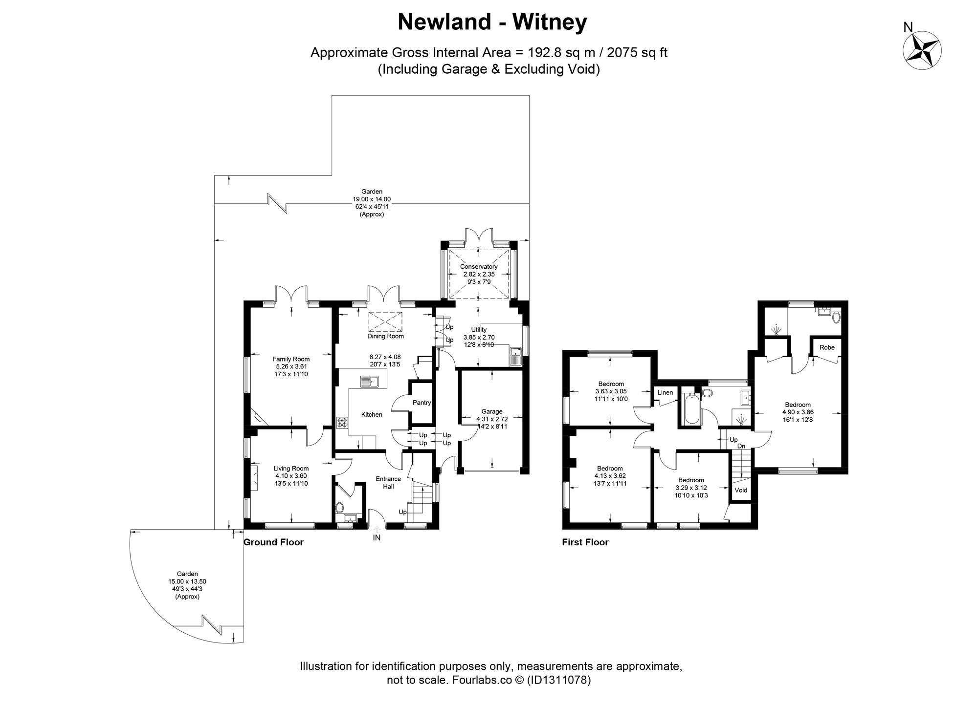 25 Newland, Witney floorplan