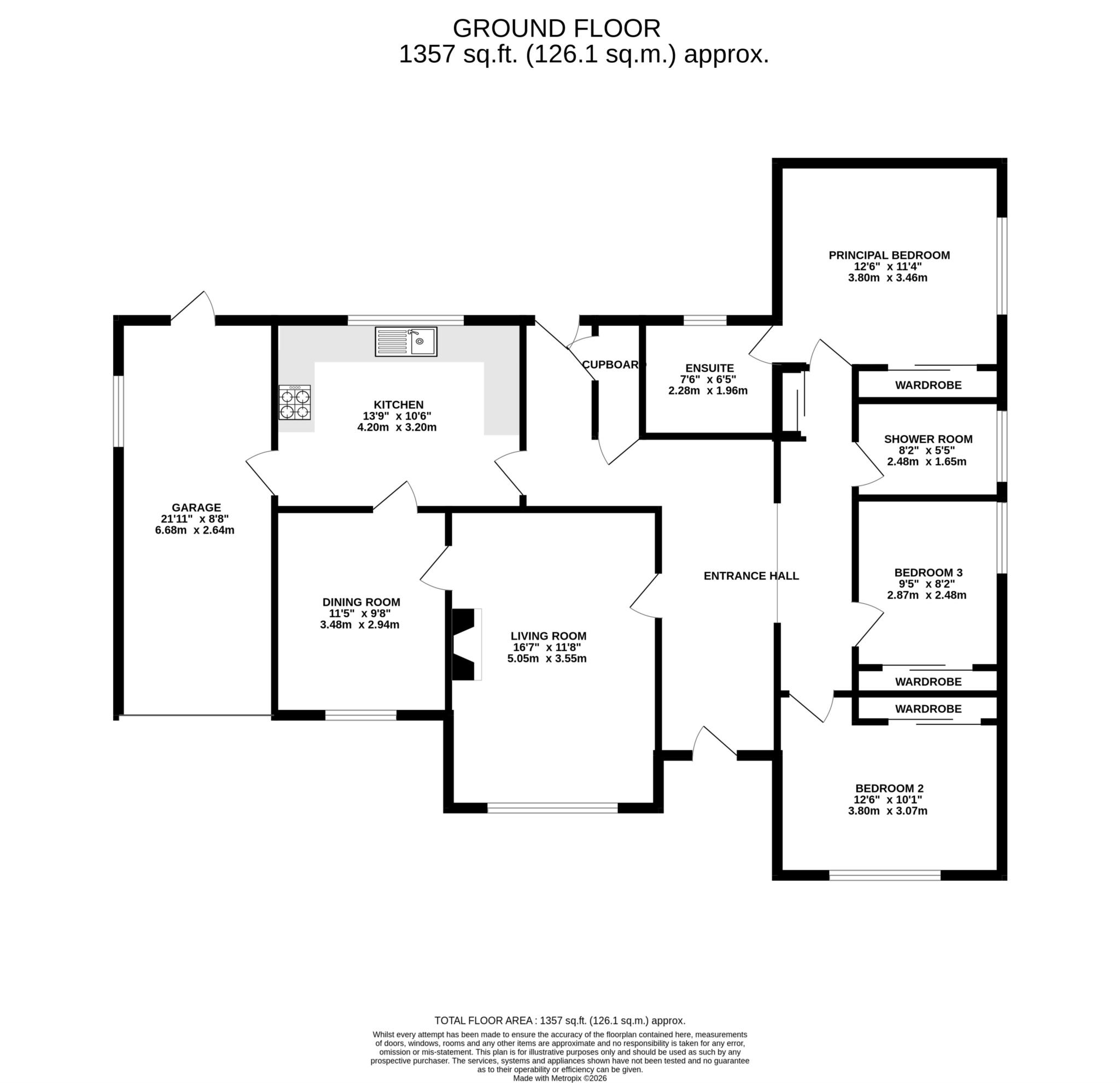 14, Millers Close, Gloucester floorplan