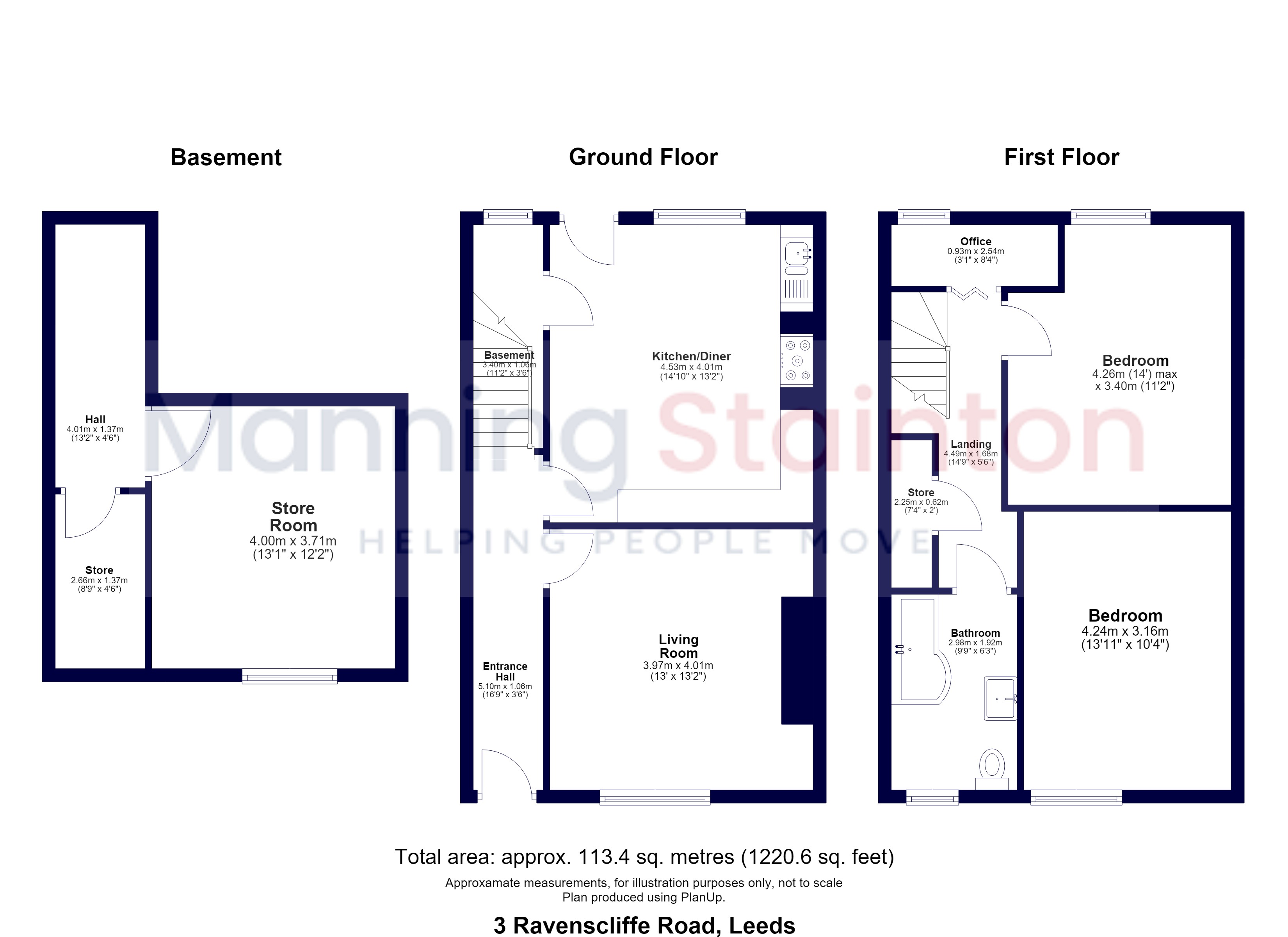 3, Ravenscliffe Road, Pudsey floorplan