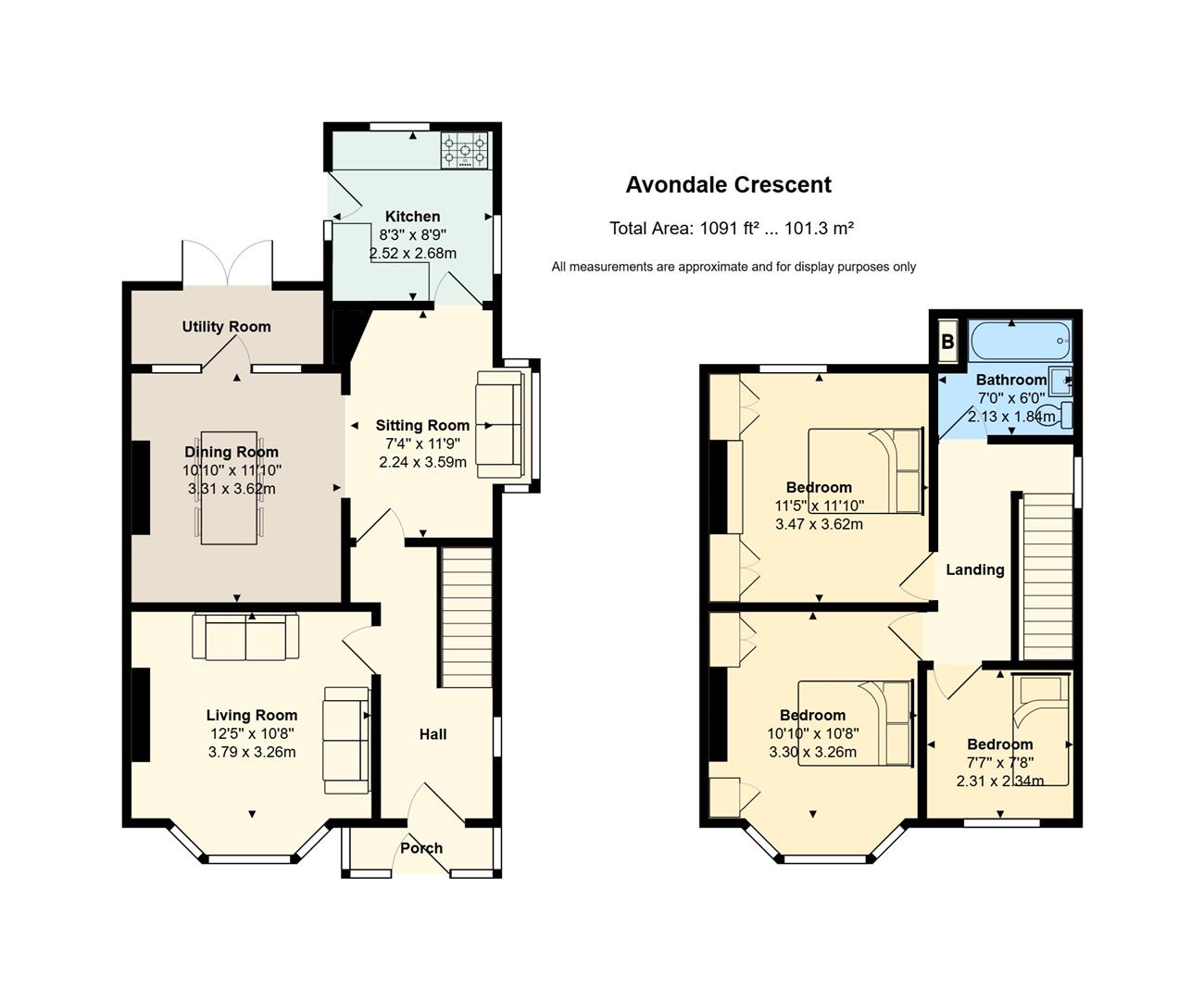49, Avondale Crescent, Cardiff floorplan