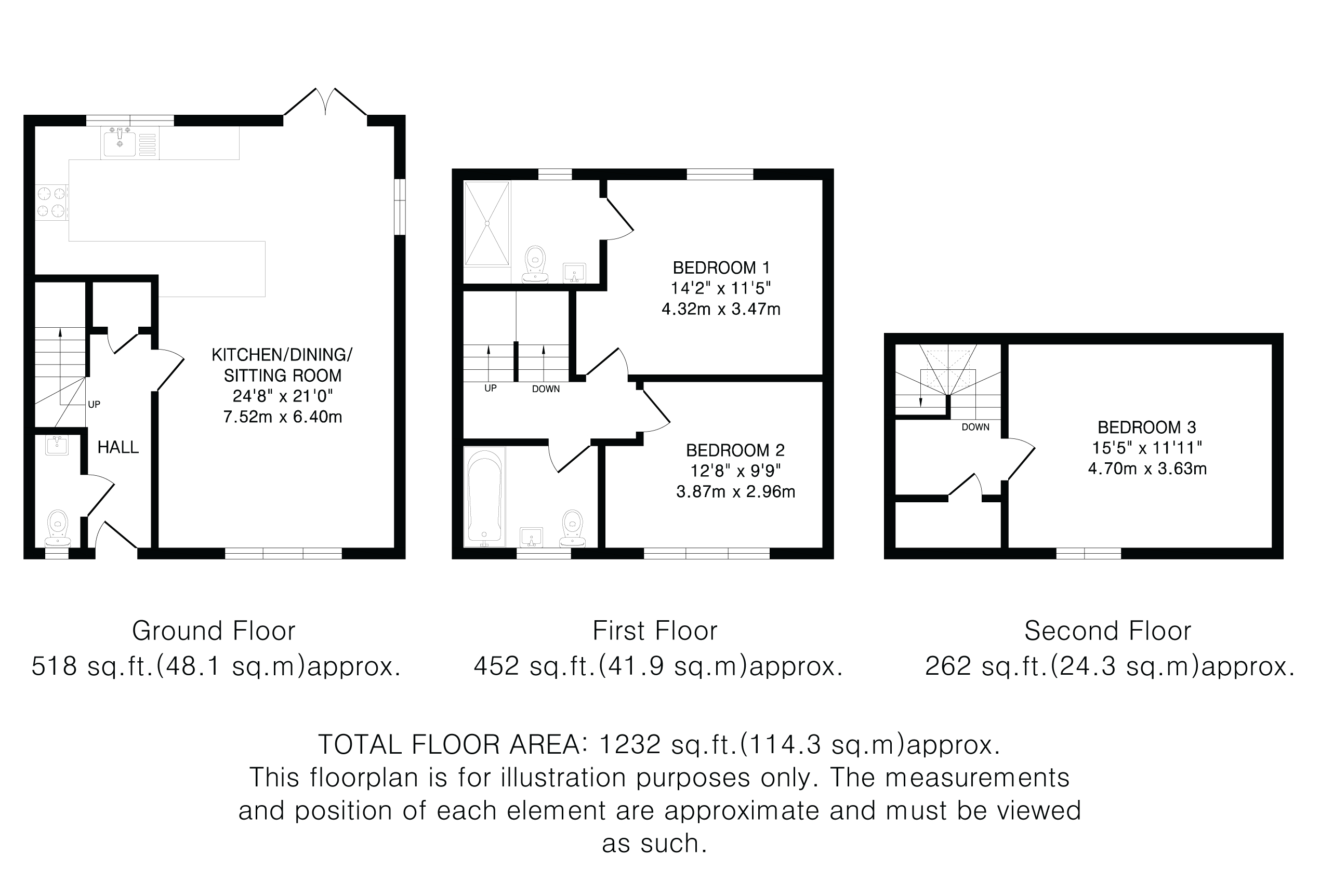 12, Townsend Gate, Berkhamsted floorplan