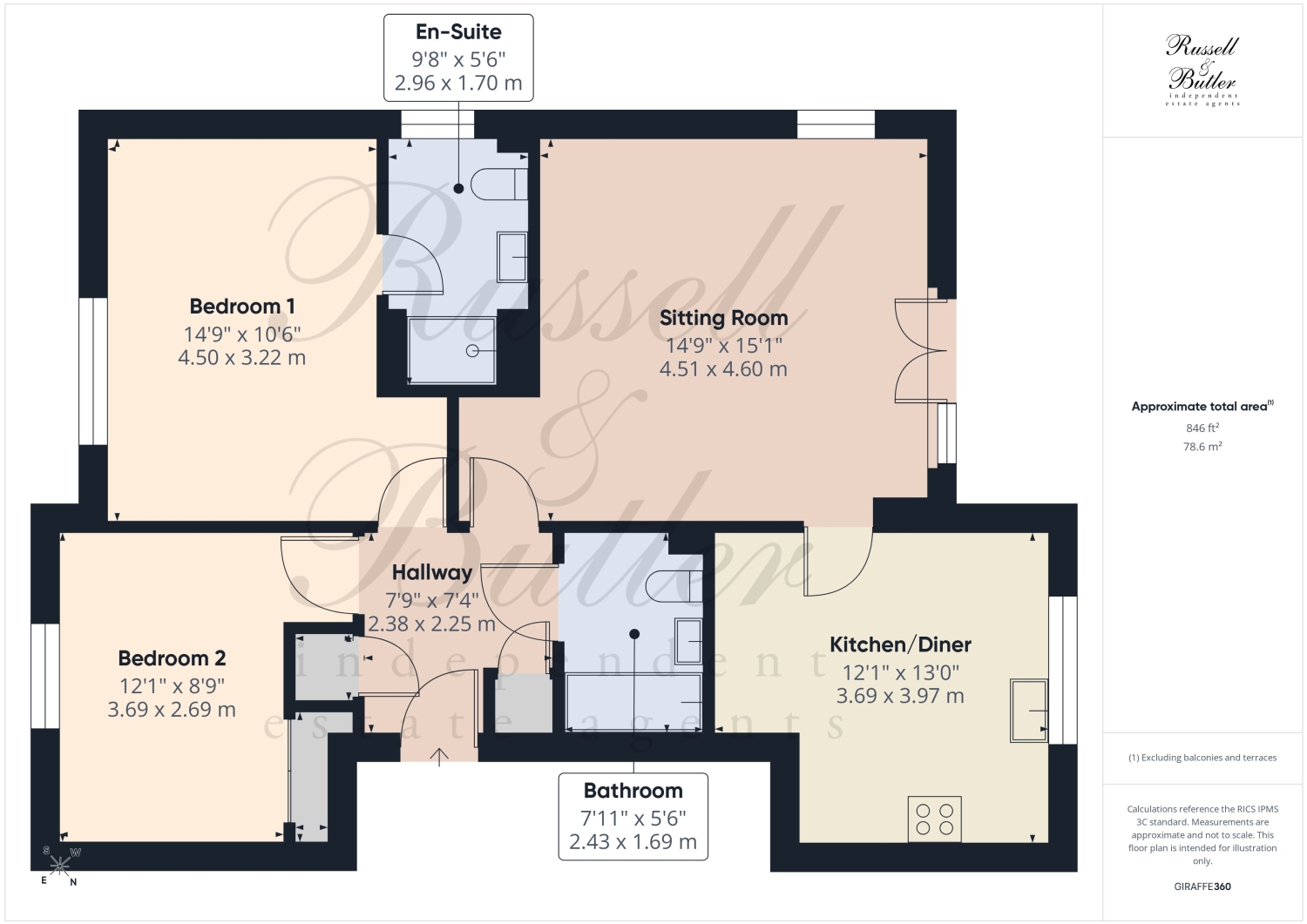 9, Coopers Wharf Ford Street, Buckingham floorplan